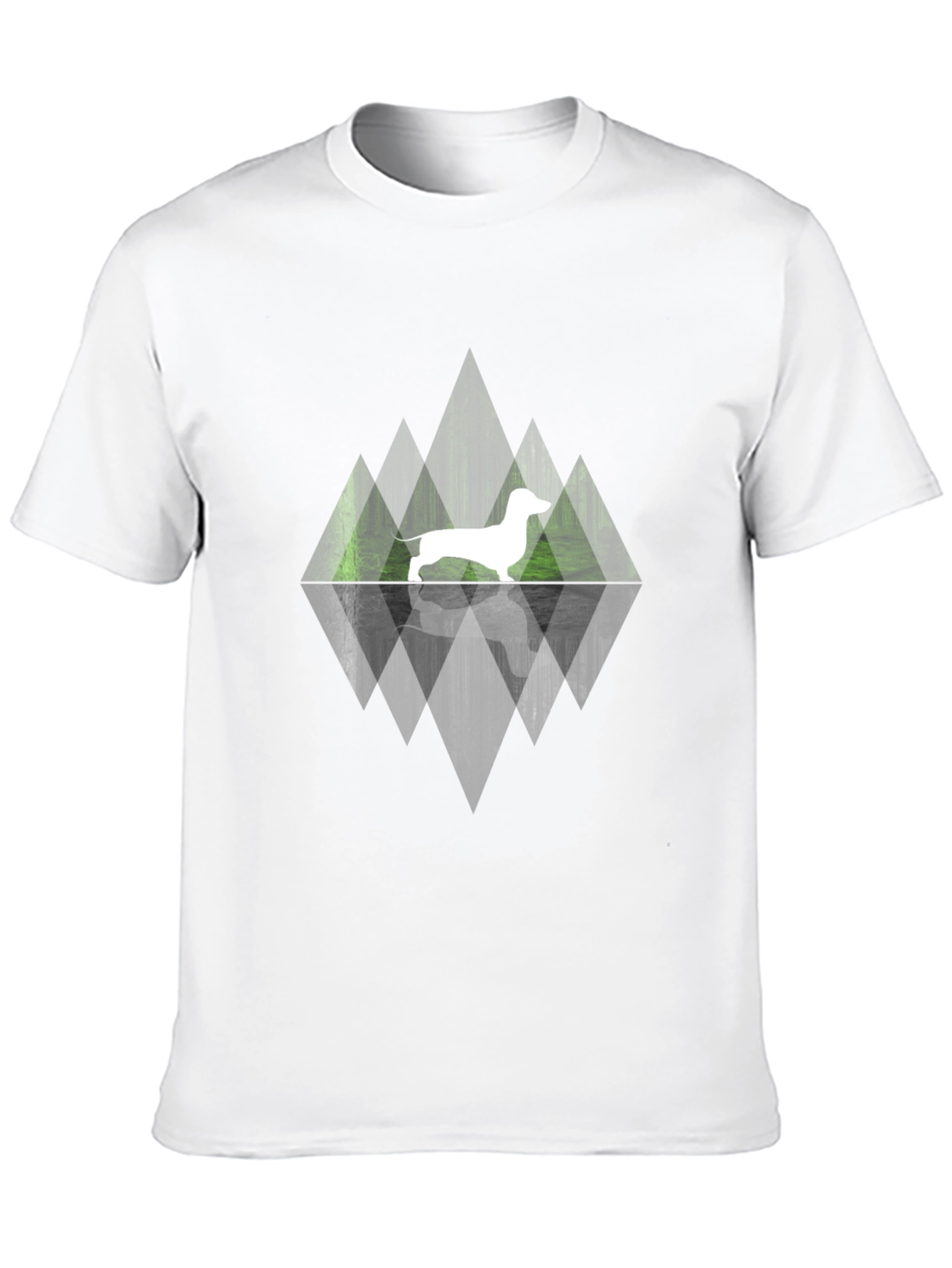 Dachshund Reflection Graphic Tee