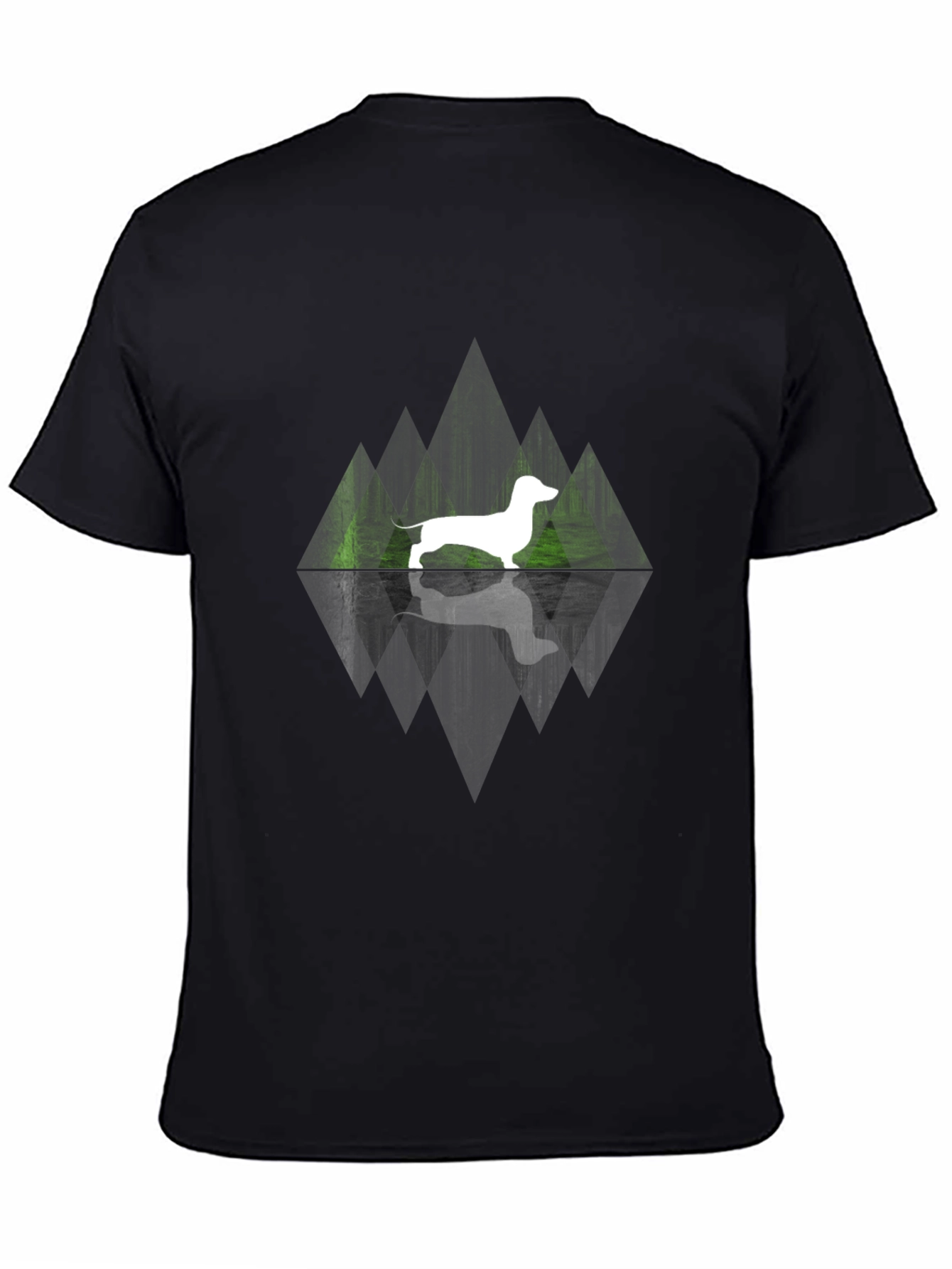 Dachshund Reflection Graphic Tee