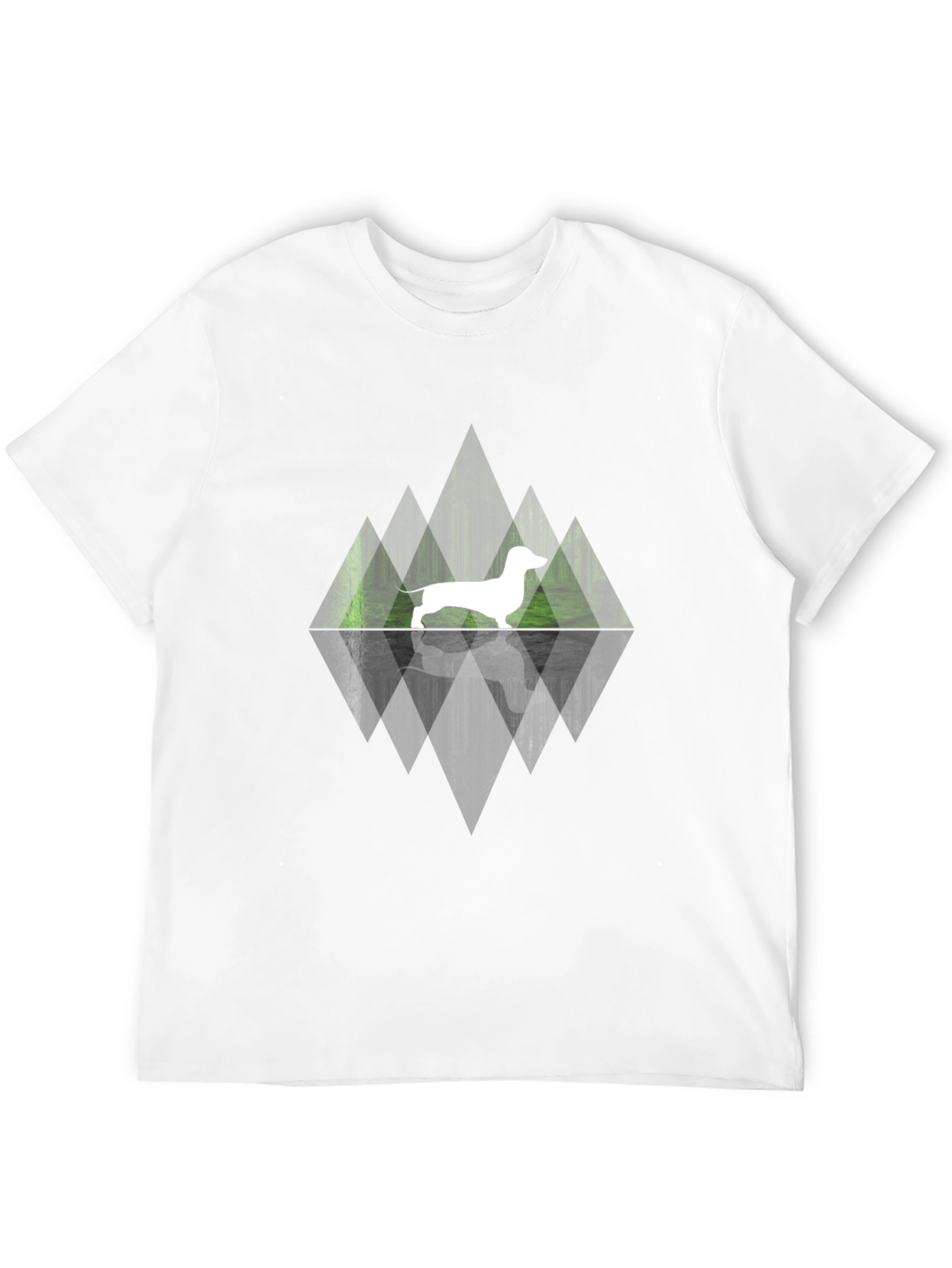 Dachshund Reflection Graphic Tee