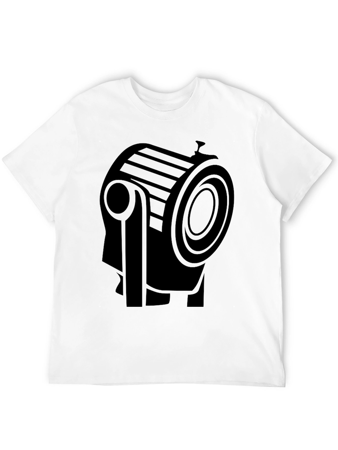Spotlight Graphic Tee - Sleek Black T-Shirt