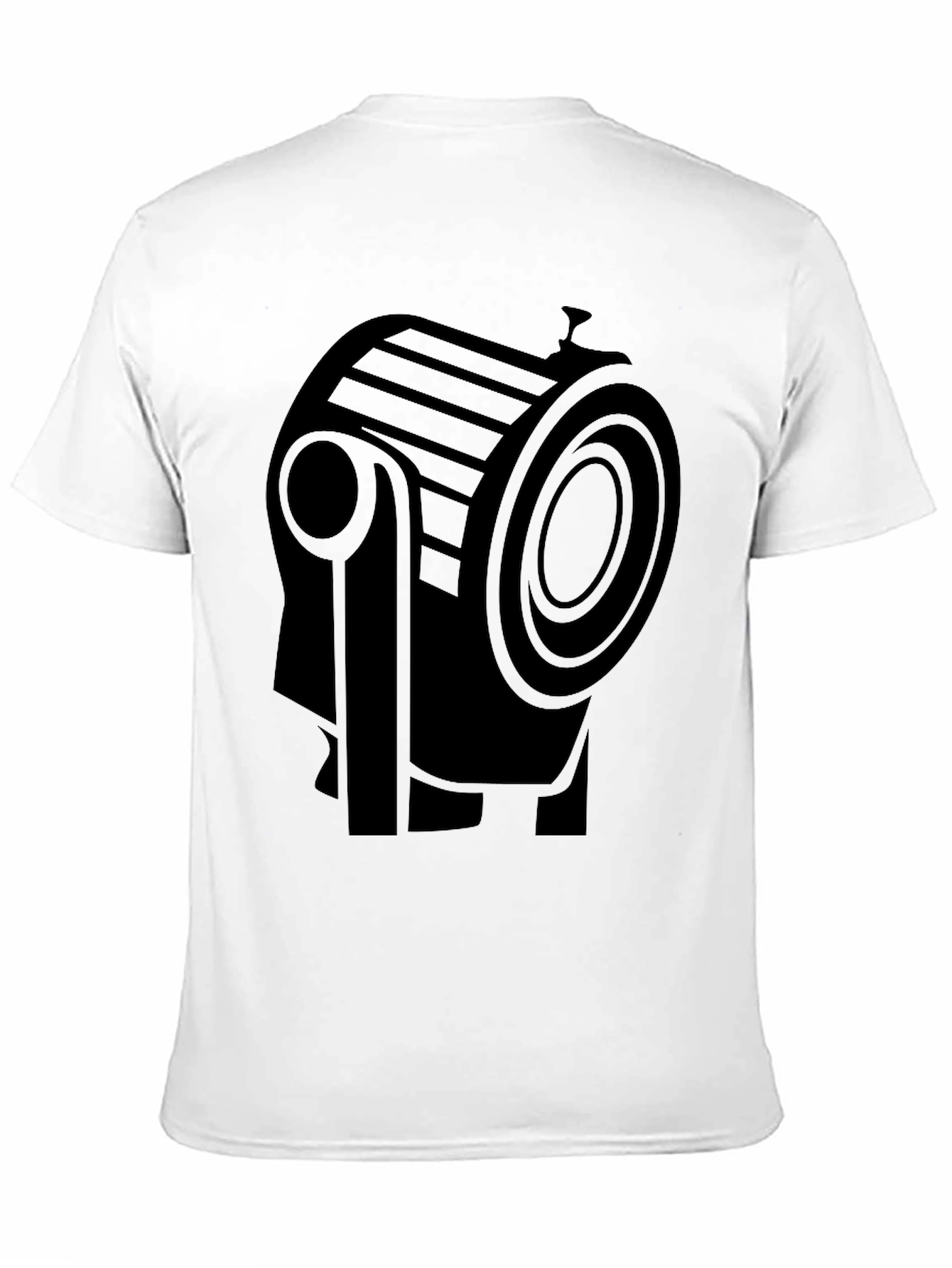Spotlight Graphic Tee - Sleek Black T-Shirt