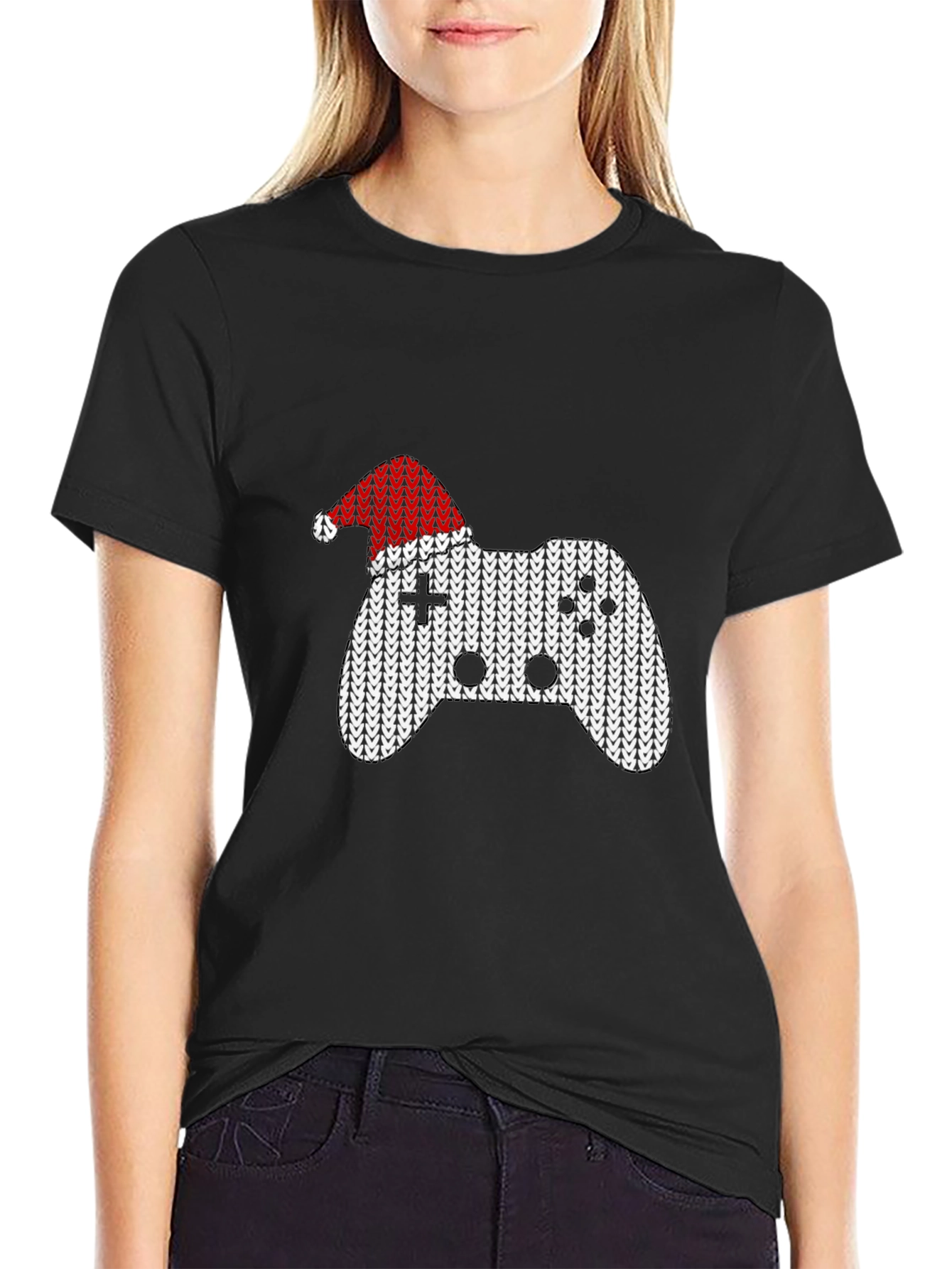 Gamer Christmas Controller Graphic Tee