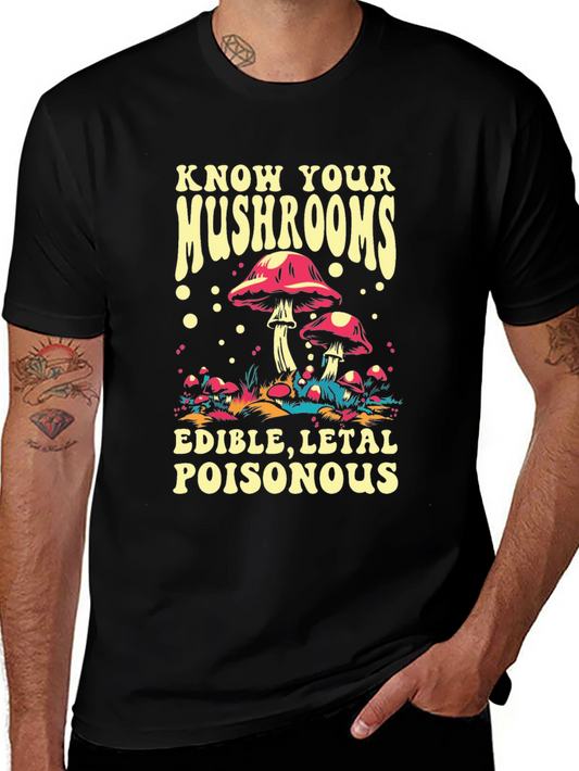 Know Your Mushrooms Graphic Tee