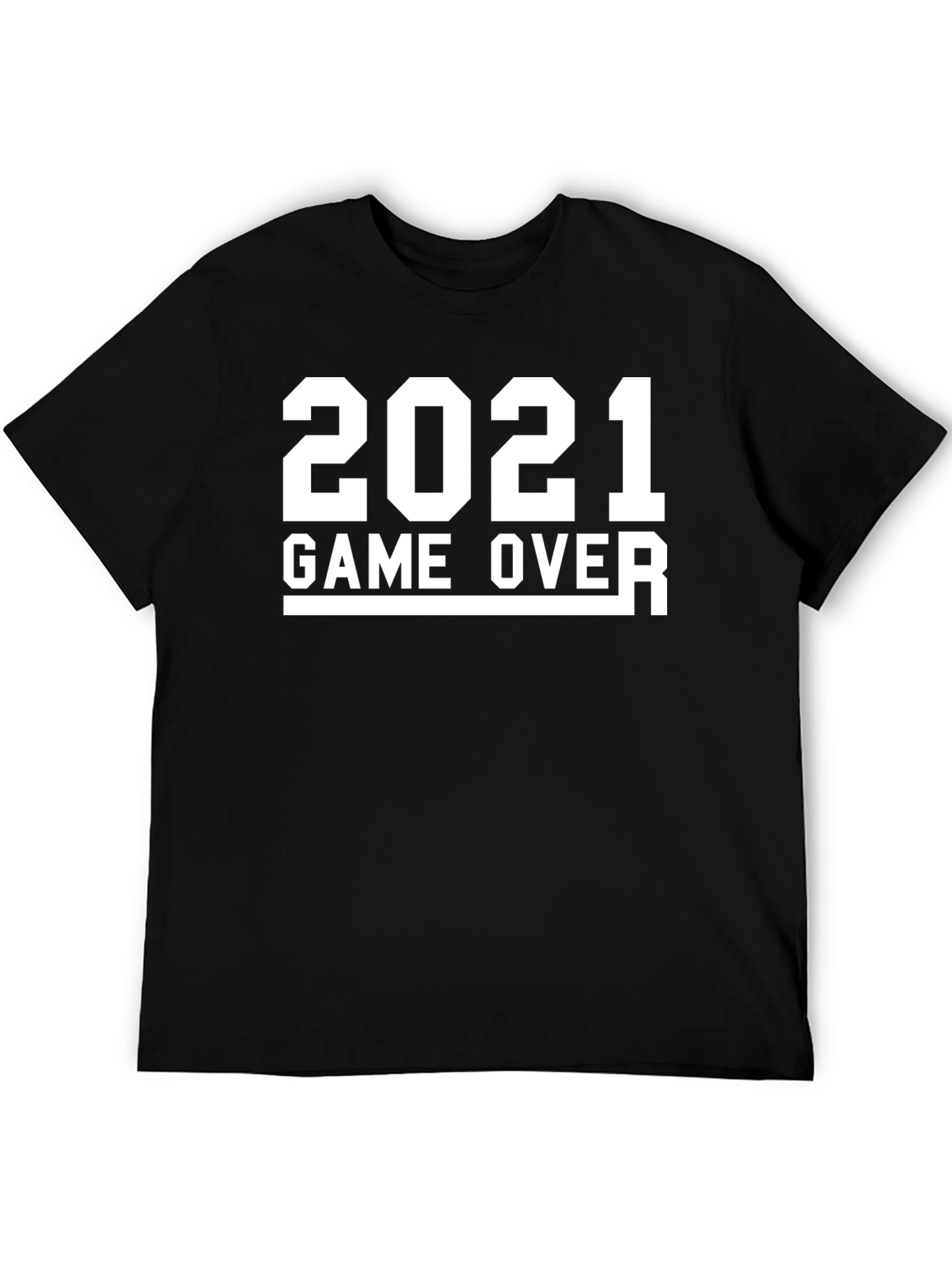 2021 Game Over Black T-Shirt
