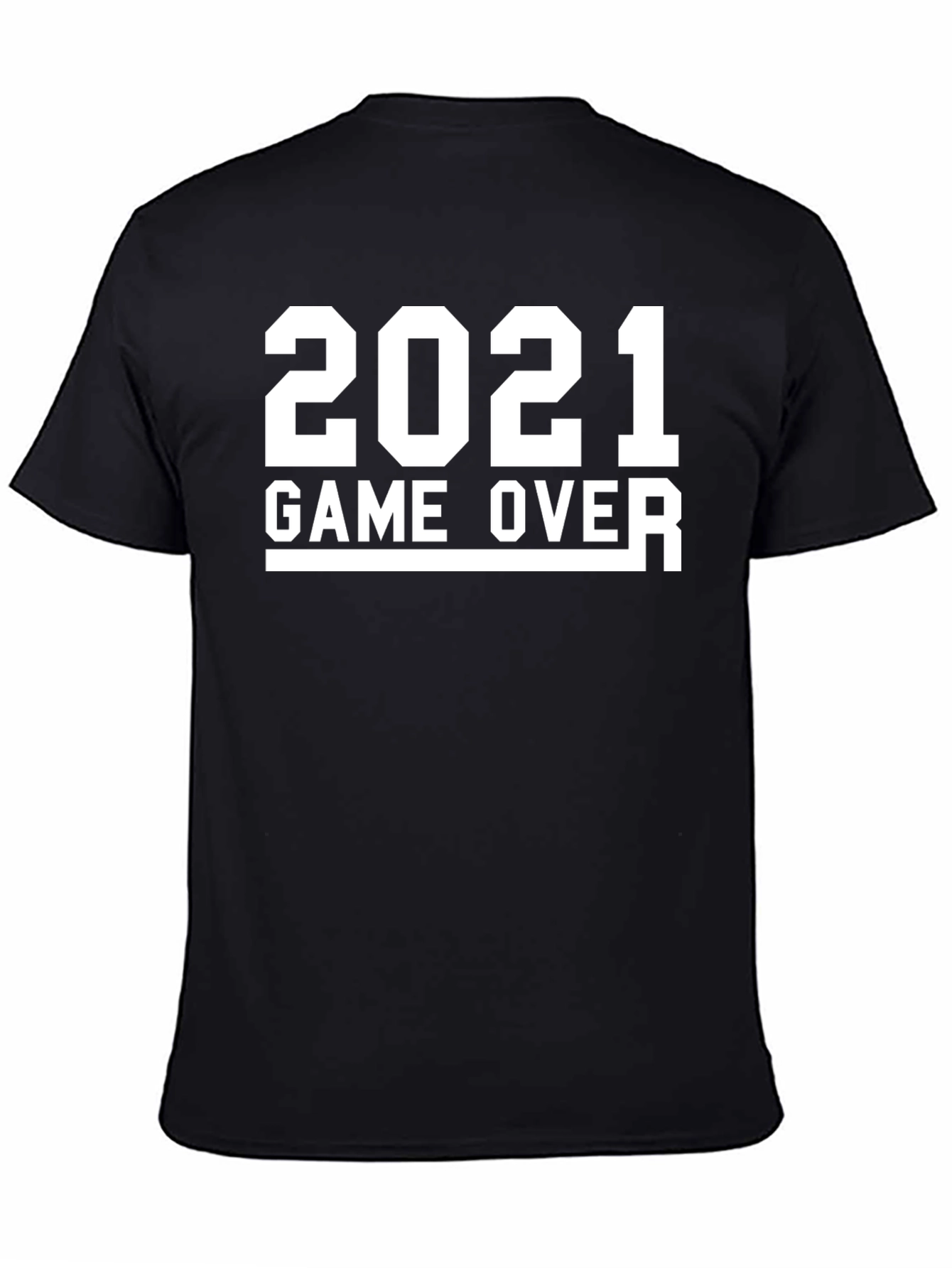 2021 Game Over Black T-Shirt