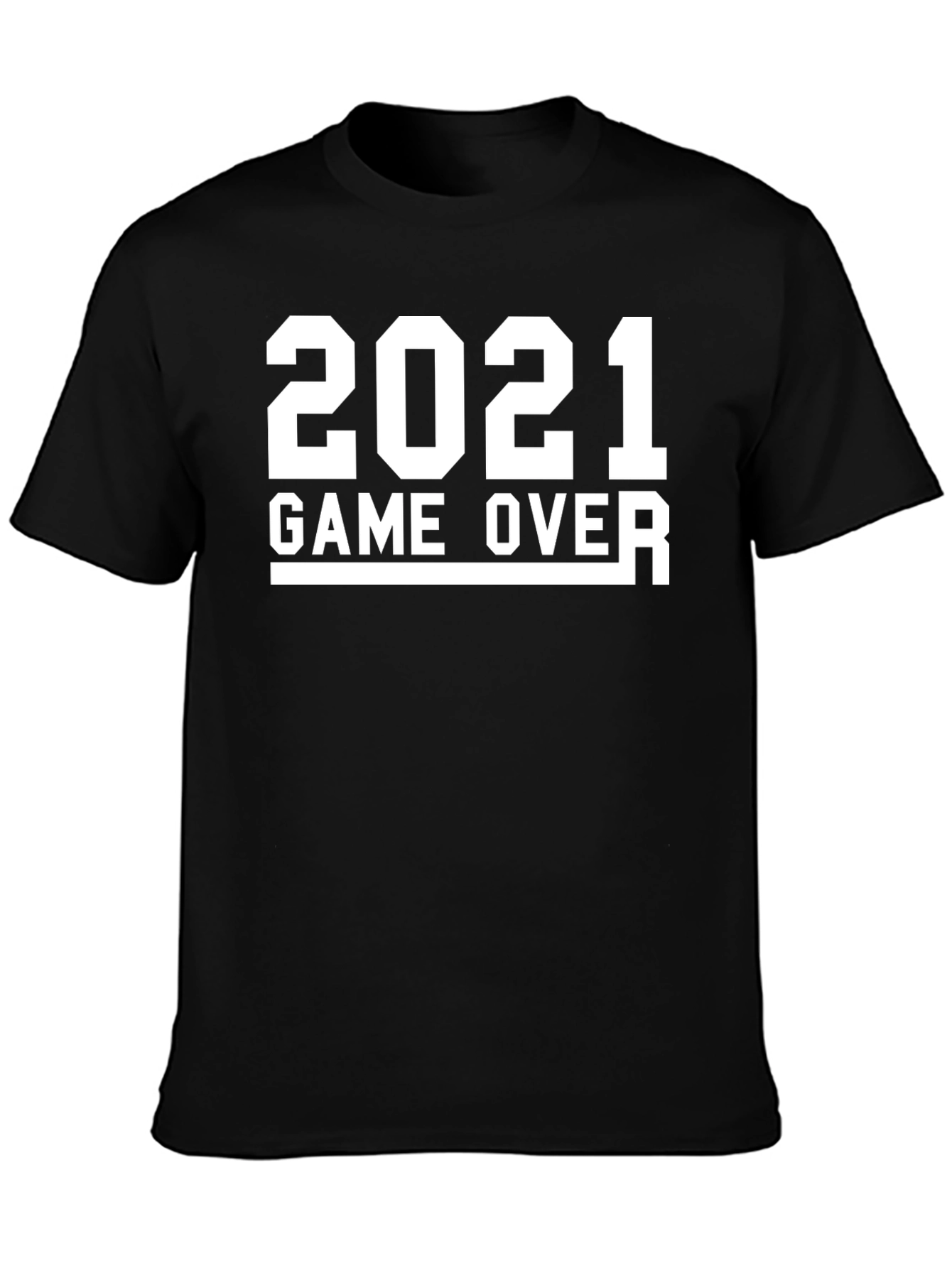 2021 Game Over Black T-Shirt