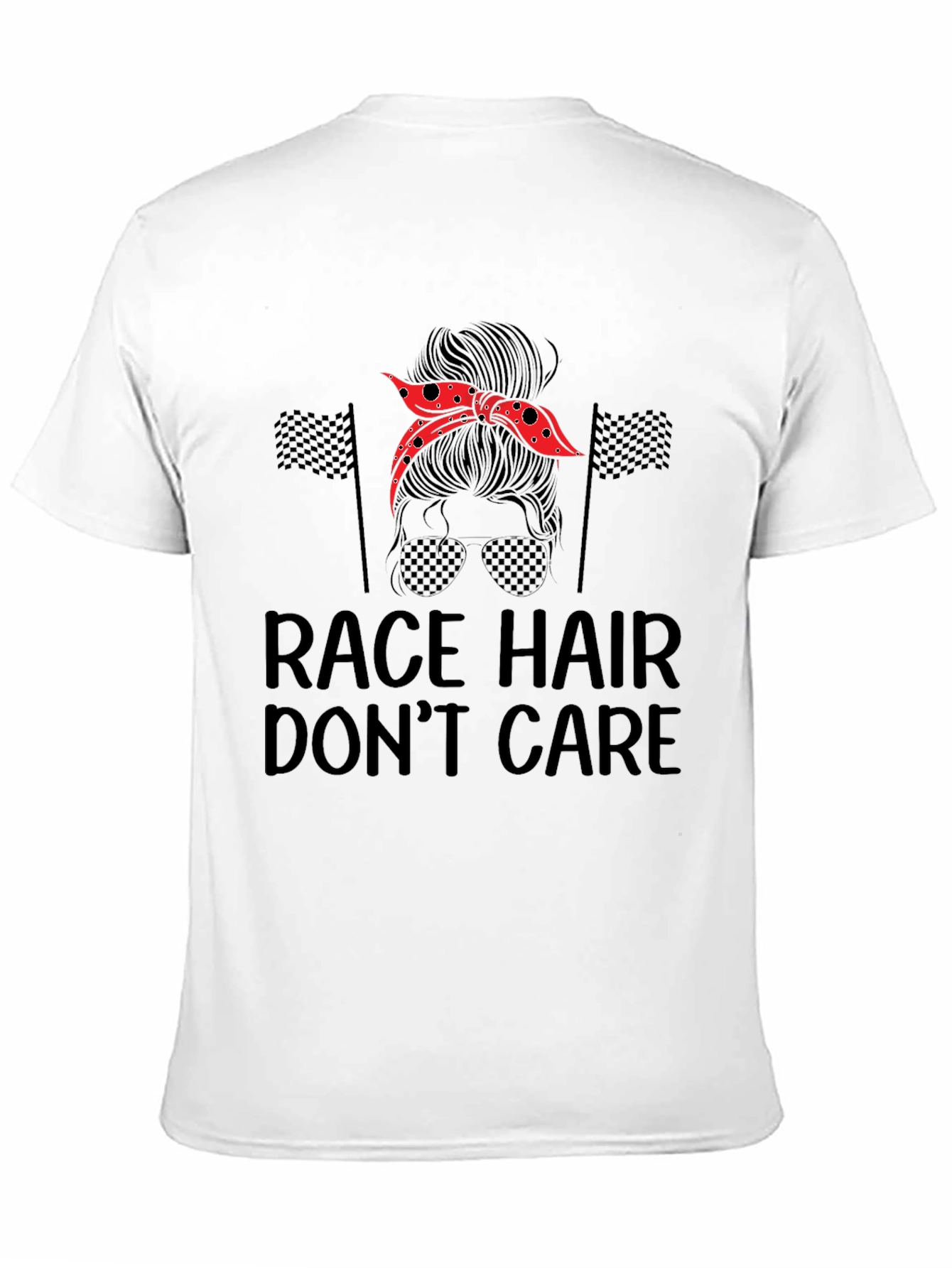 Race Hair Dont Care Graphic Tee