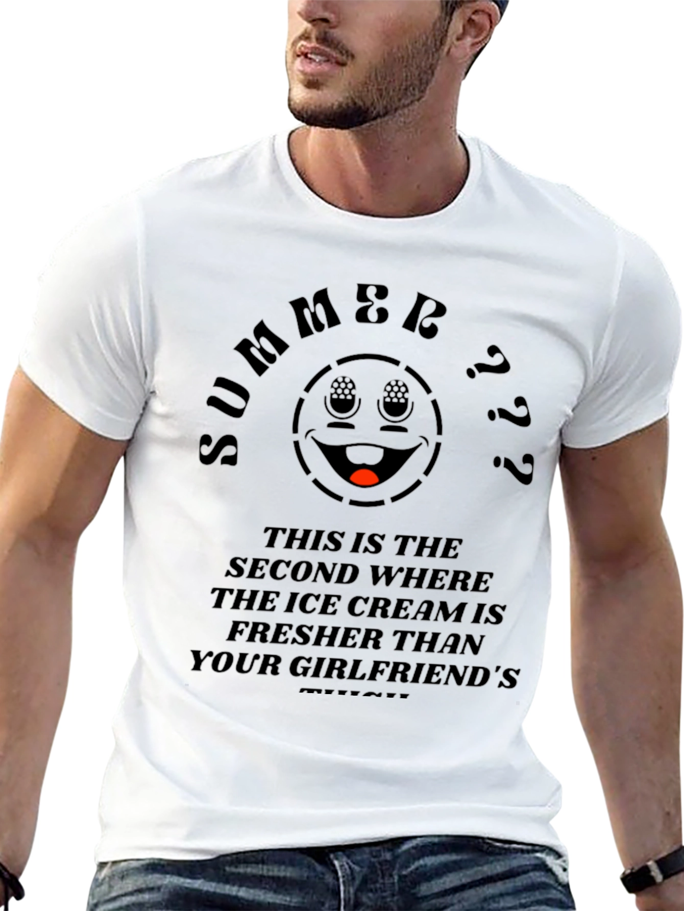 Summer Ice Cream Humor Graphic Tee