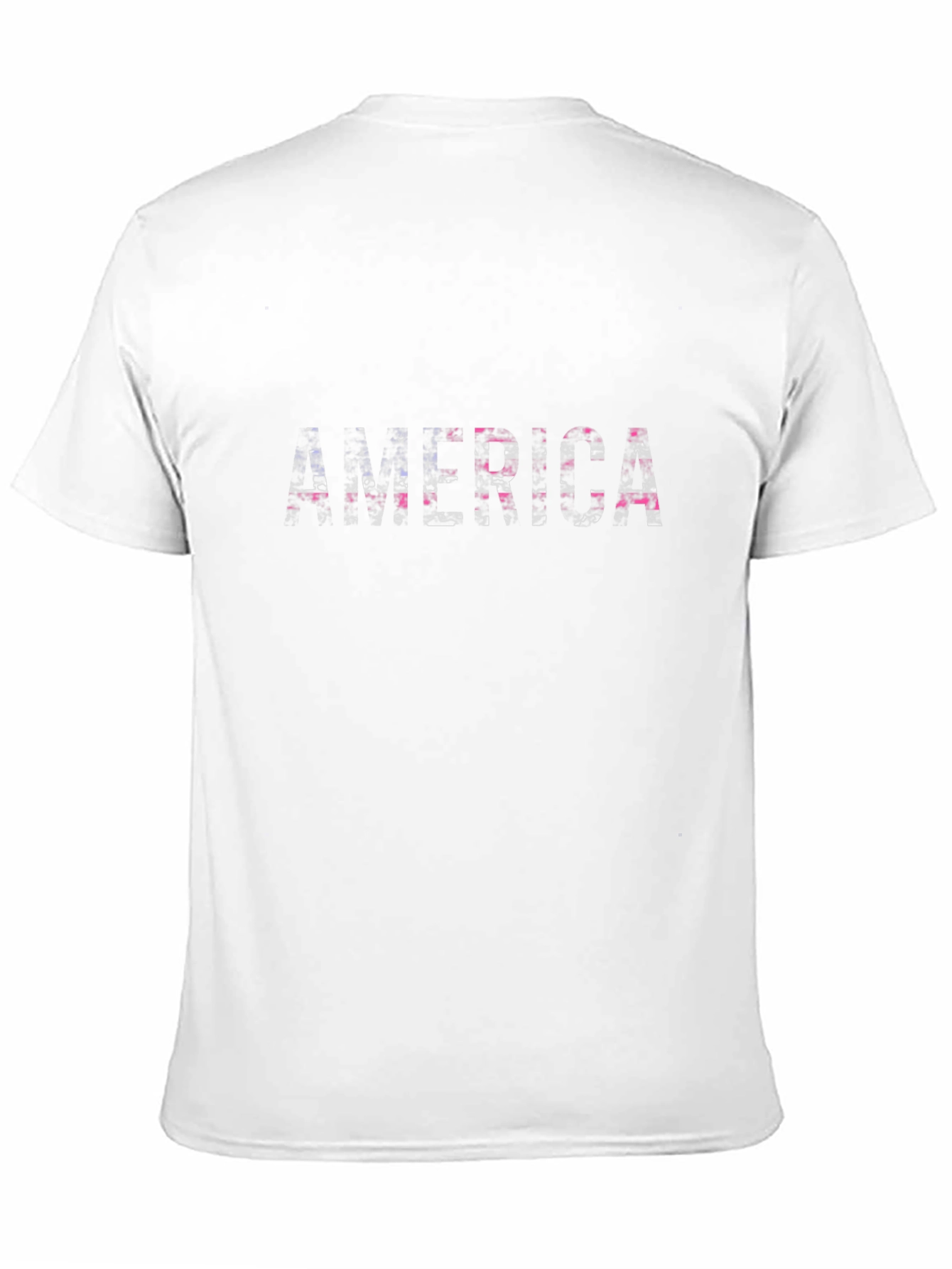 America Patriotic Graphic Print Mens T-Shirt