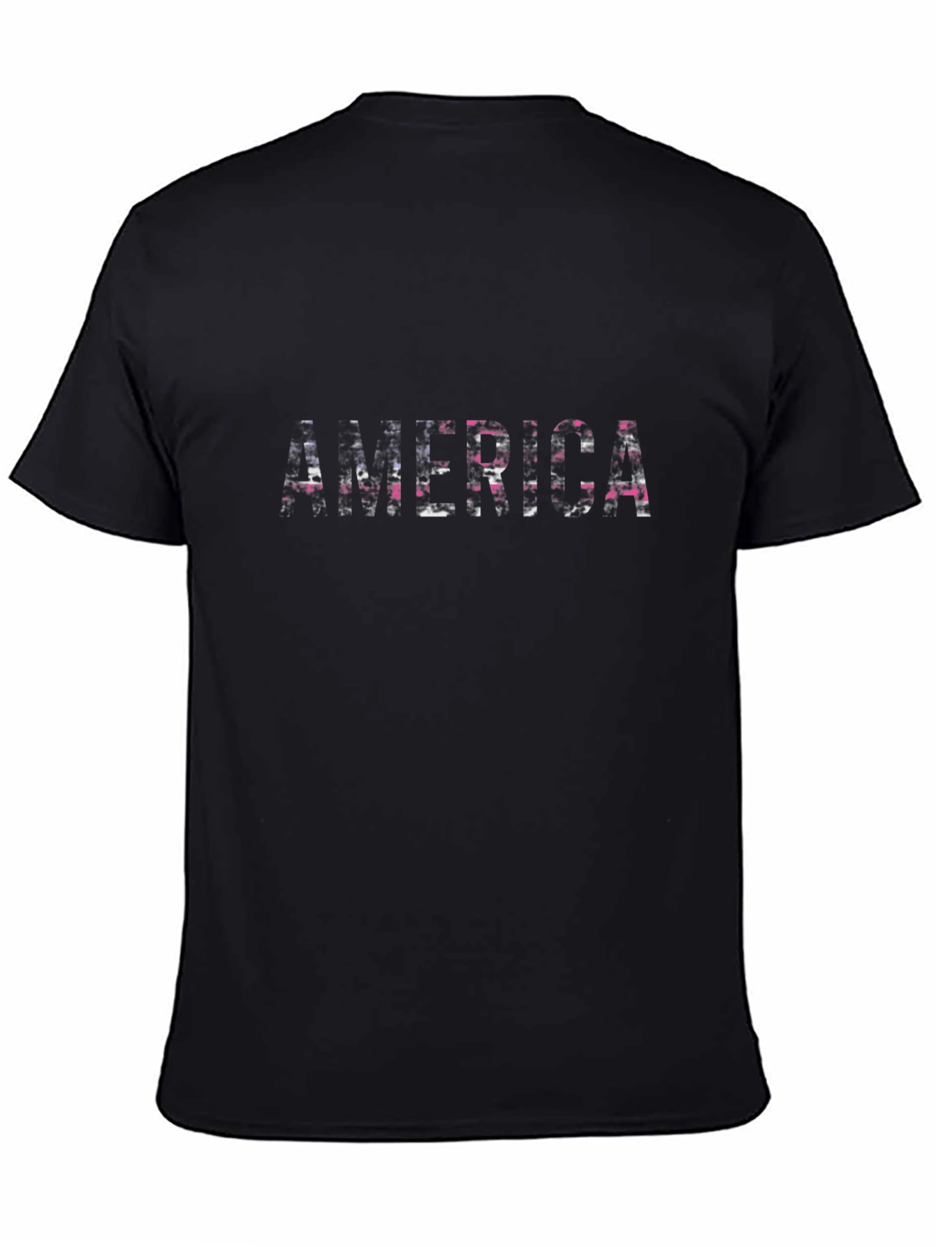 America Patriotic Graphic Print Mens T-Shirt