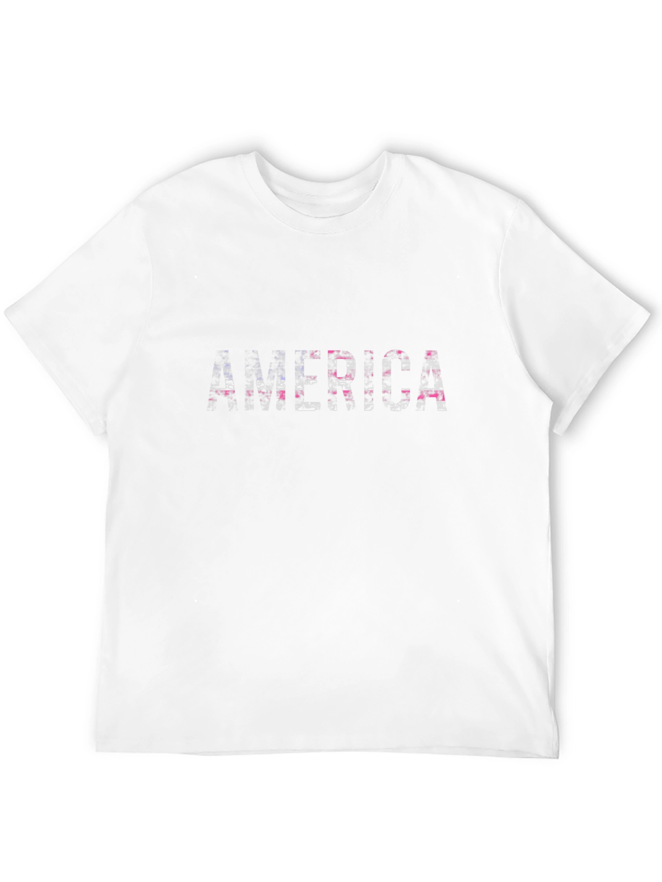 America Patriotic Graphic Print Mens T-Shirt