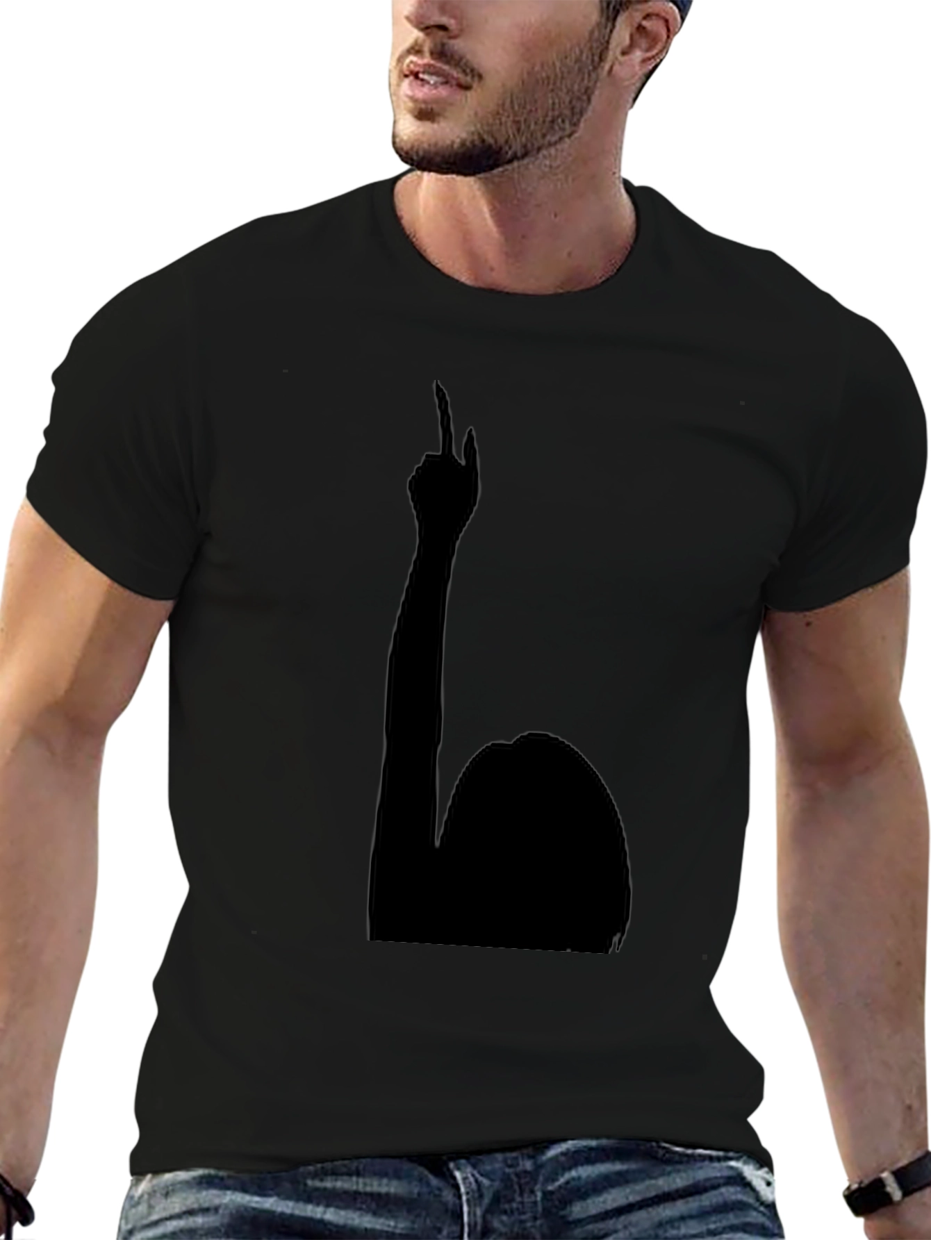 Silhouette T-Shirt - Raising Hand