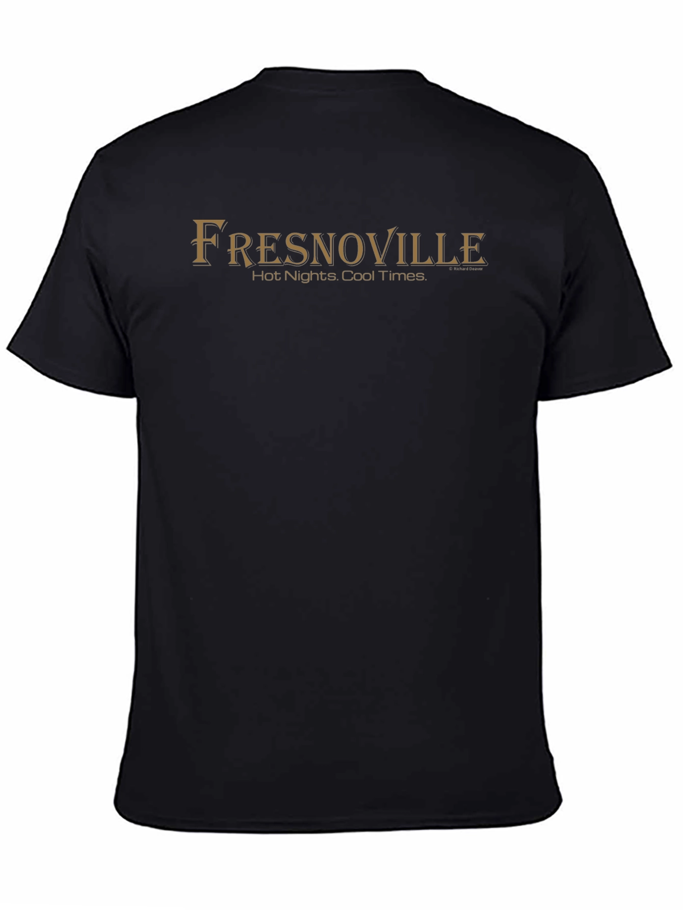 Fresnoville Black Graphic T-Shirt