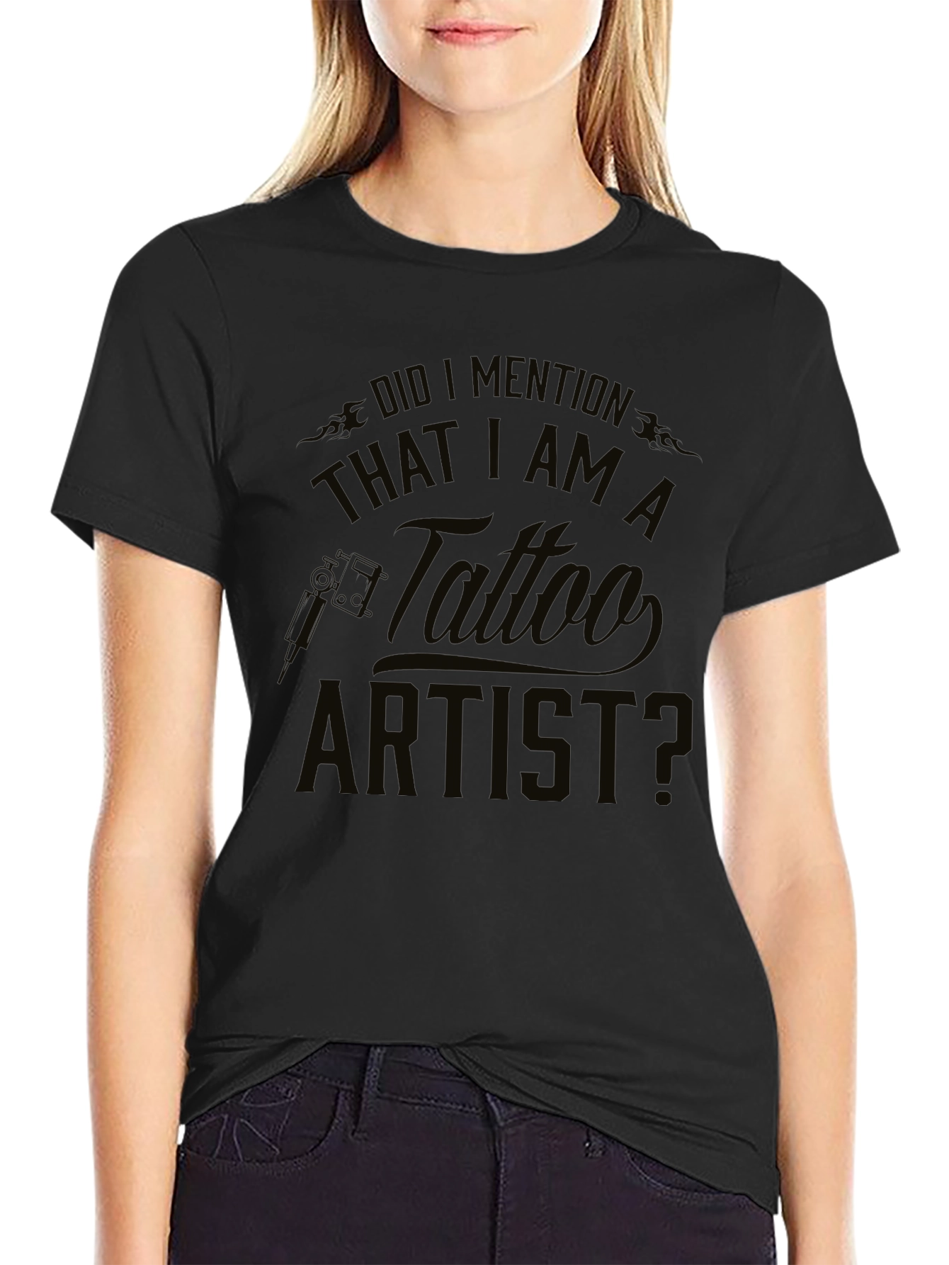 Tattoo Artist Black T-Shirt - Mens Graphic Tee