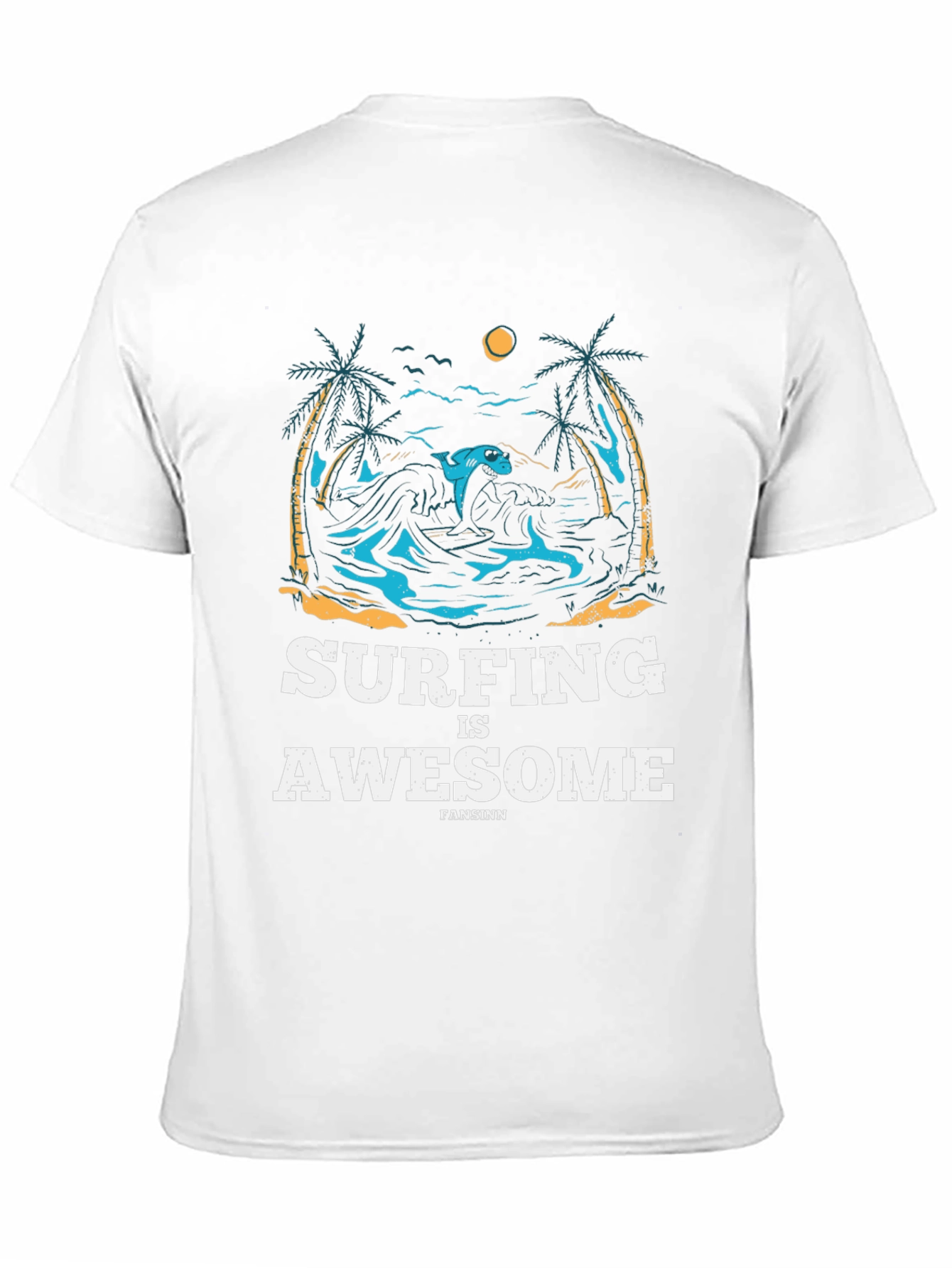 Surfing is Awesome Graphic Tee