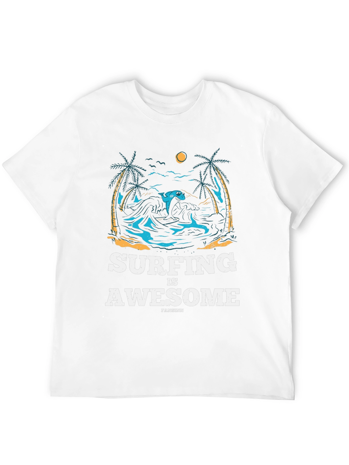 Surfing is Awesome Graphic Tee