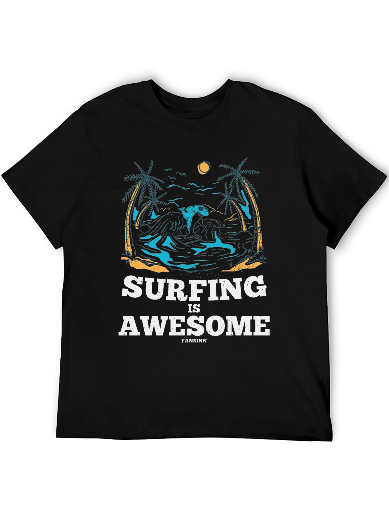 Surfing is Awesome Graphic Tee