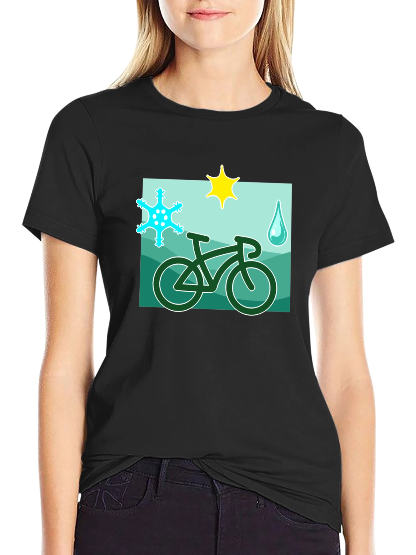 Weather Cycling T-Shirt - Ride in Any Condition!