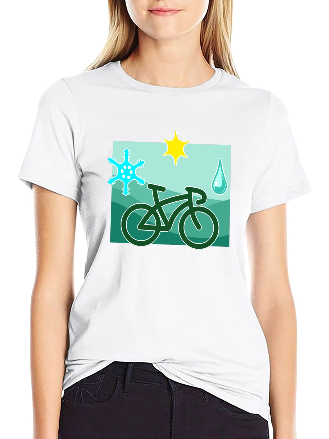 Weather Cycling T-Shirt - Ride in Any Condition!