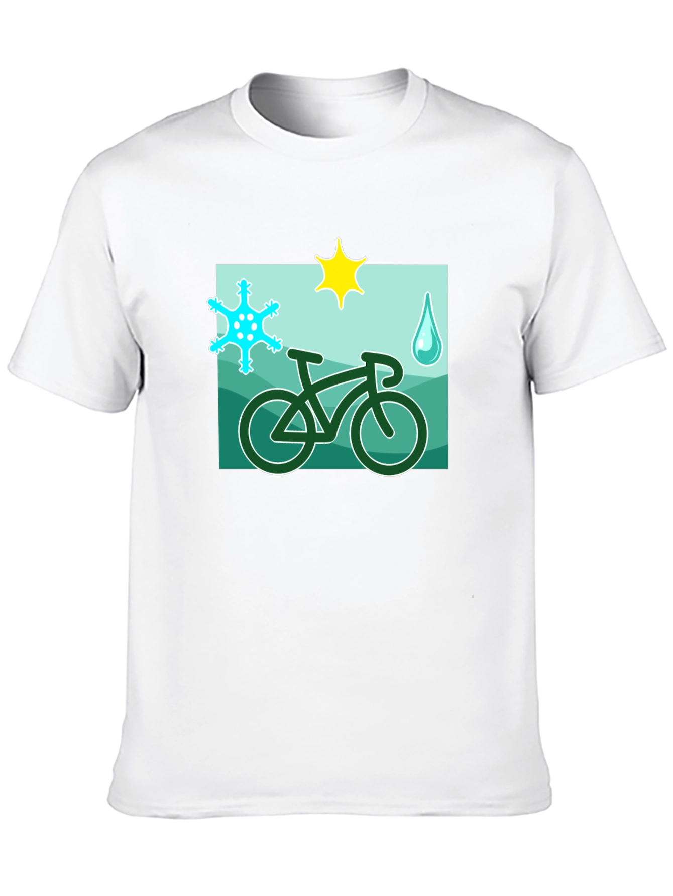 Weather Cycling T-Shirt - Ride in Any Condition!