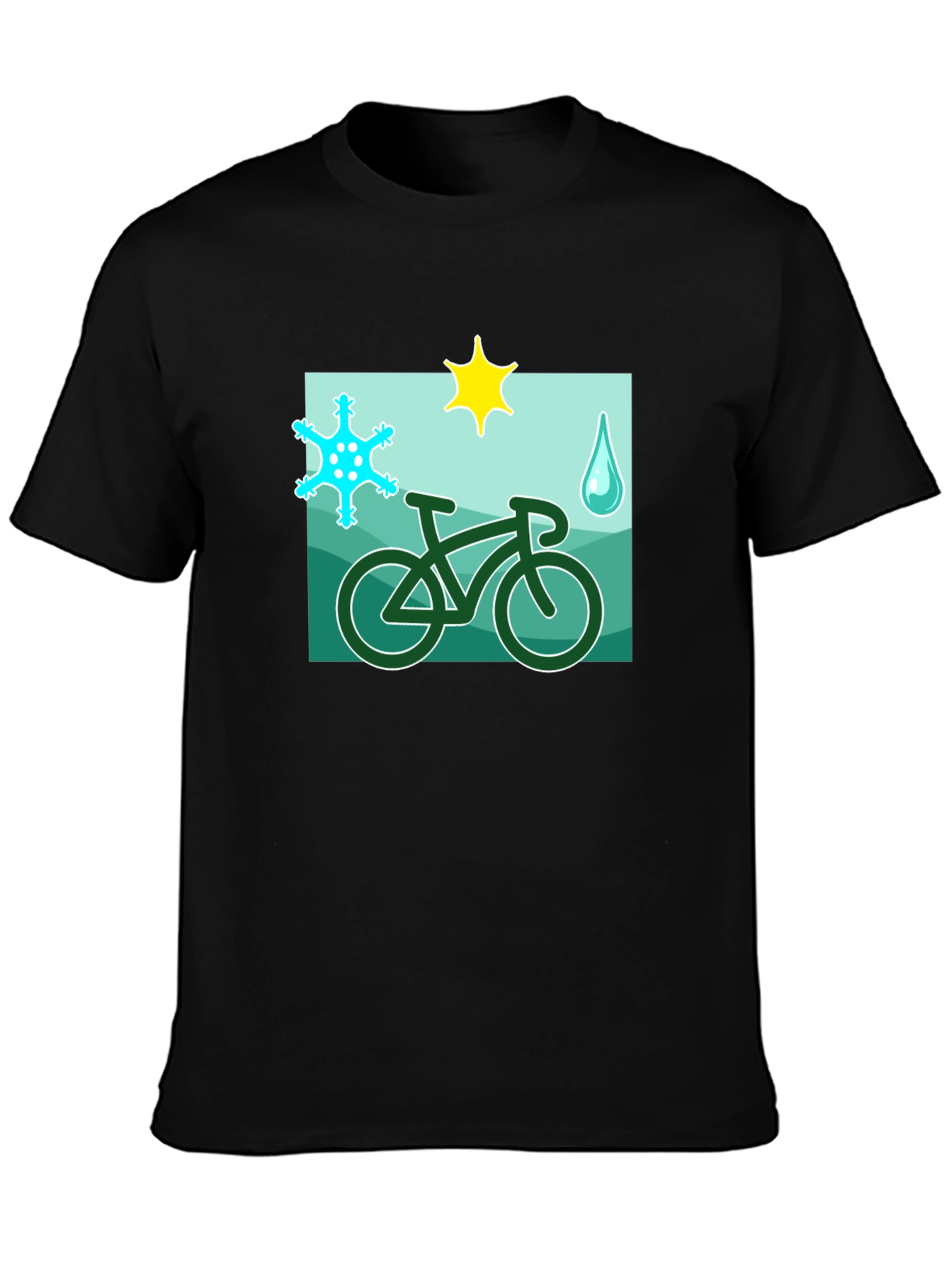 Weather Cycling T-Shirt - Ride in Any Condition!