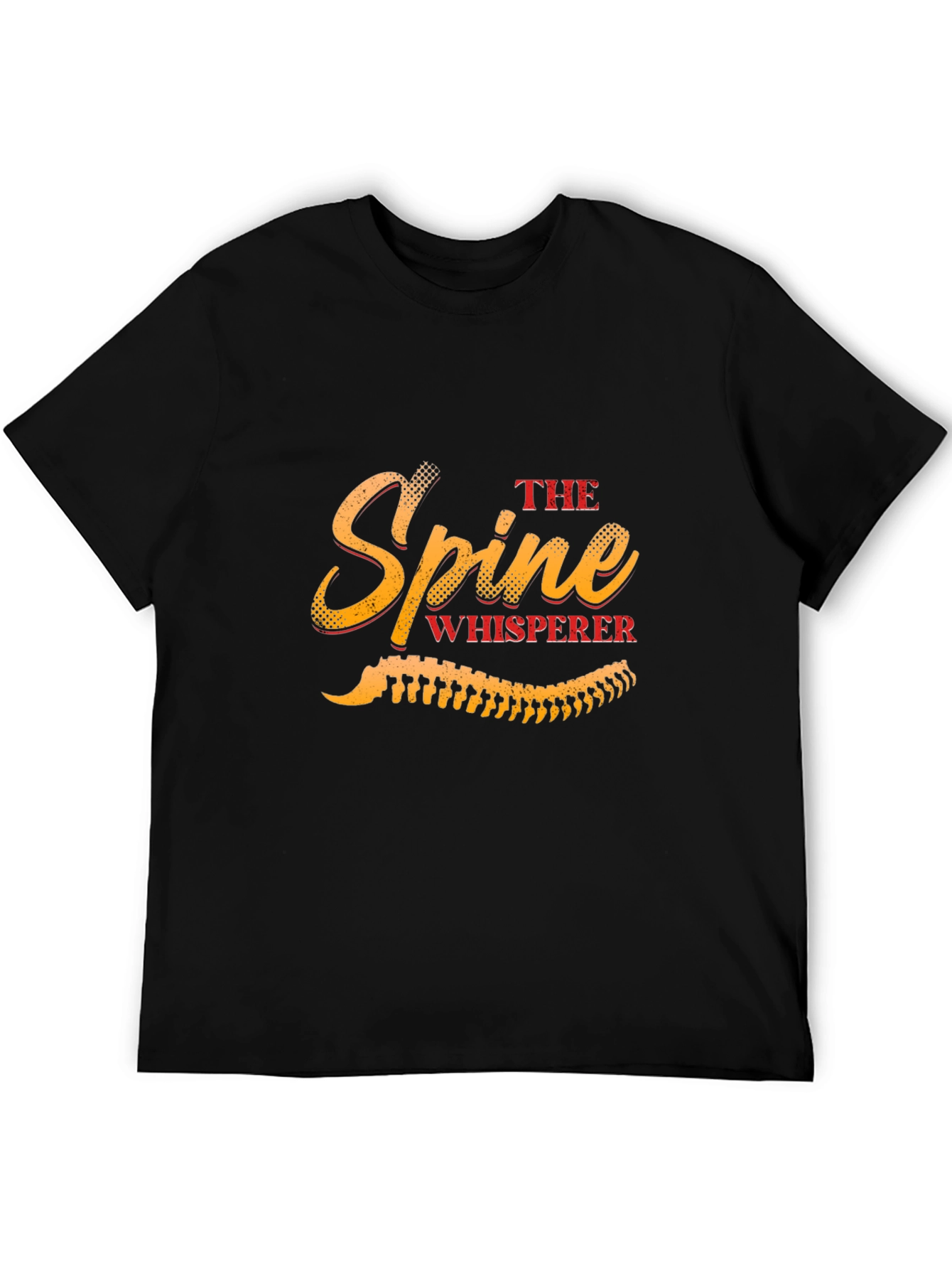 The Spine Whisperer T-Shirt - Black