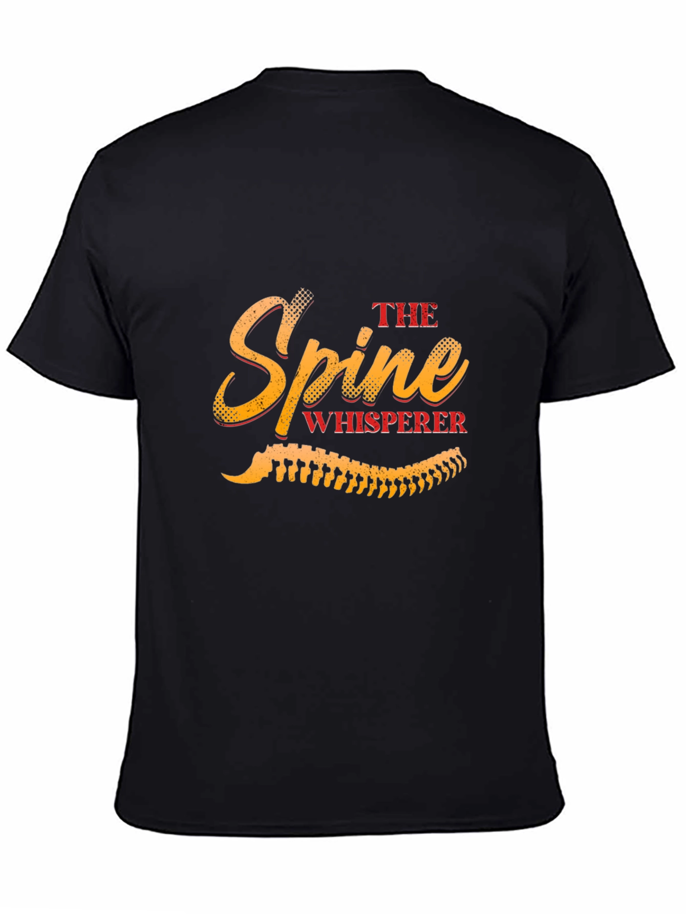 The Spine Whisperer T-Shirt - Black