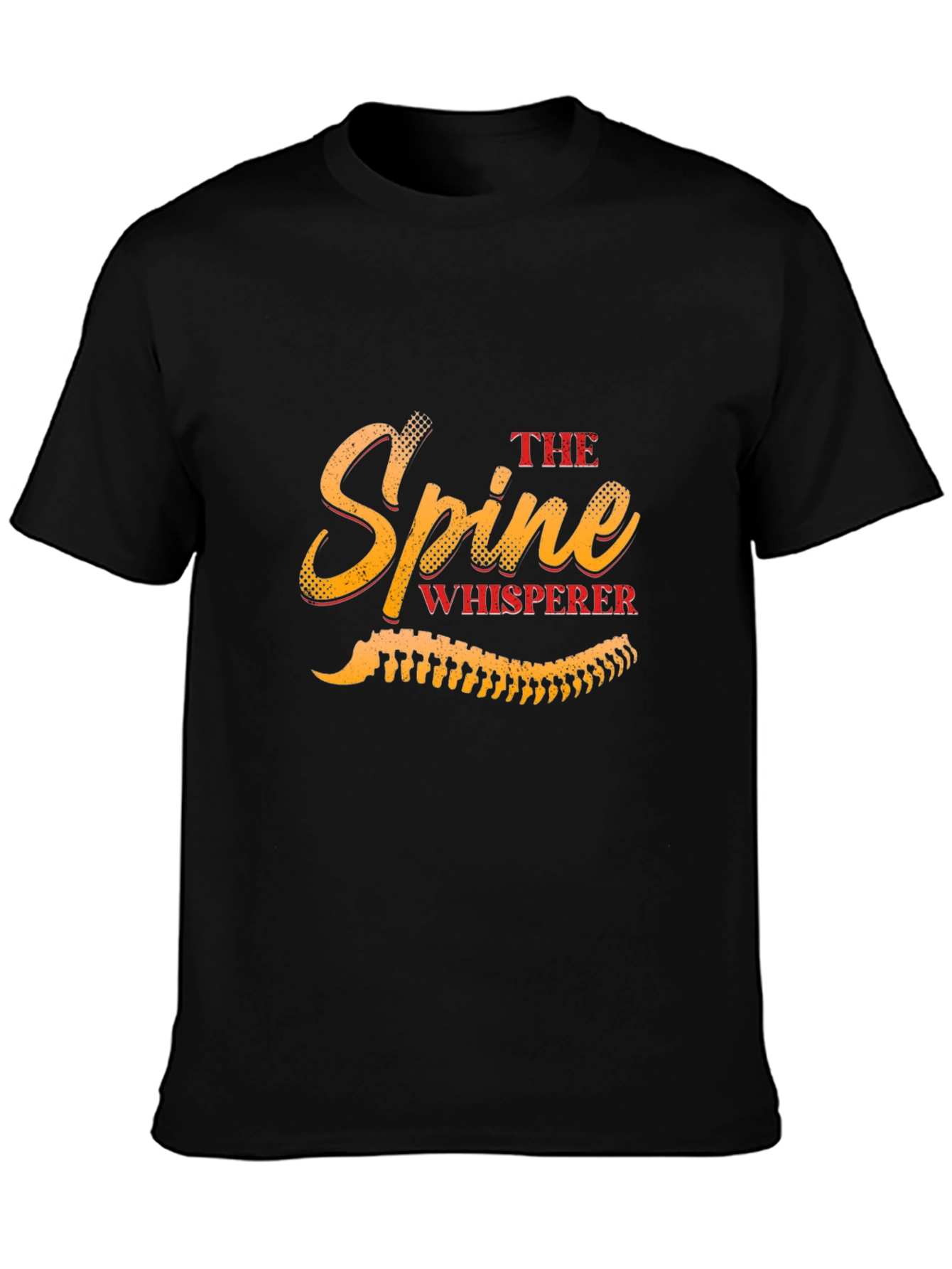 The Spine Whisperer T-Shirt - Black