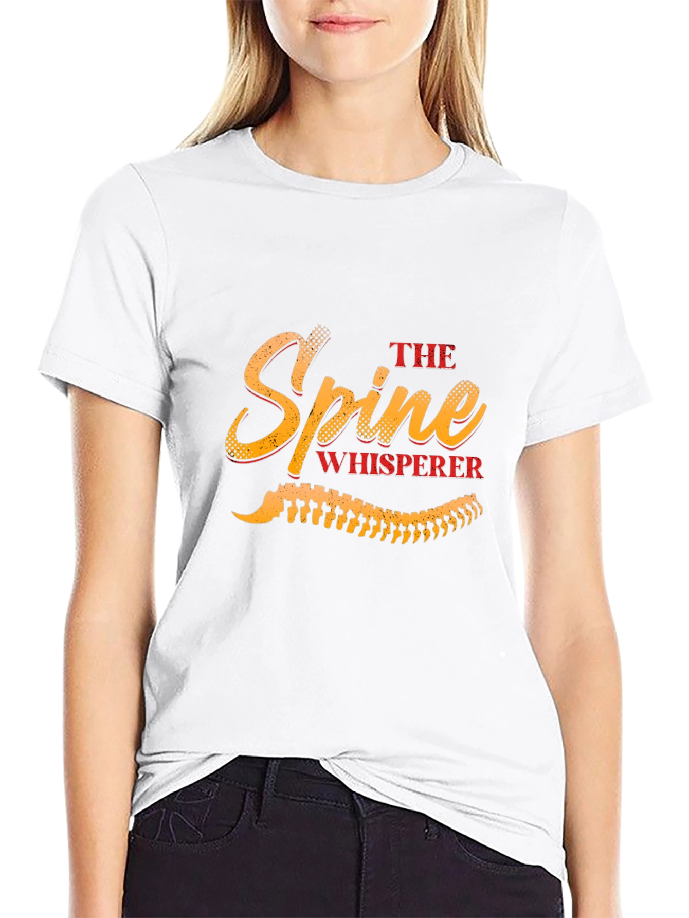 The Spine Whisperer T-Shirt - Black