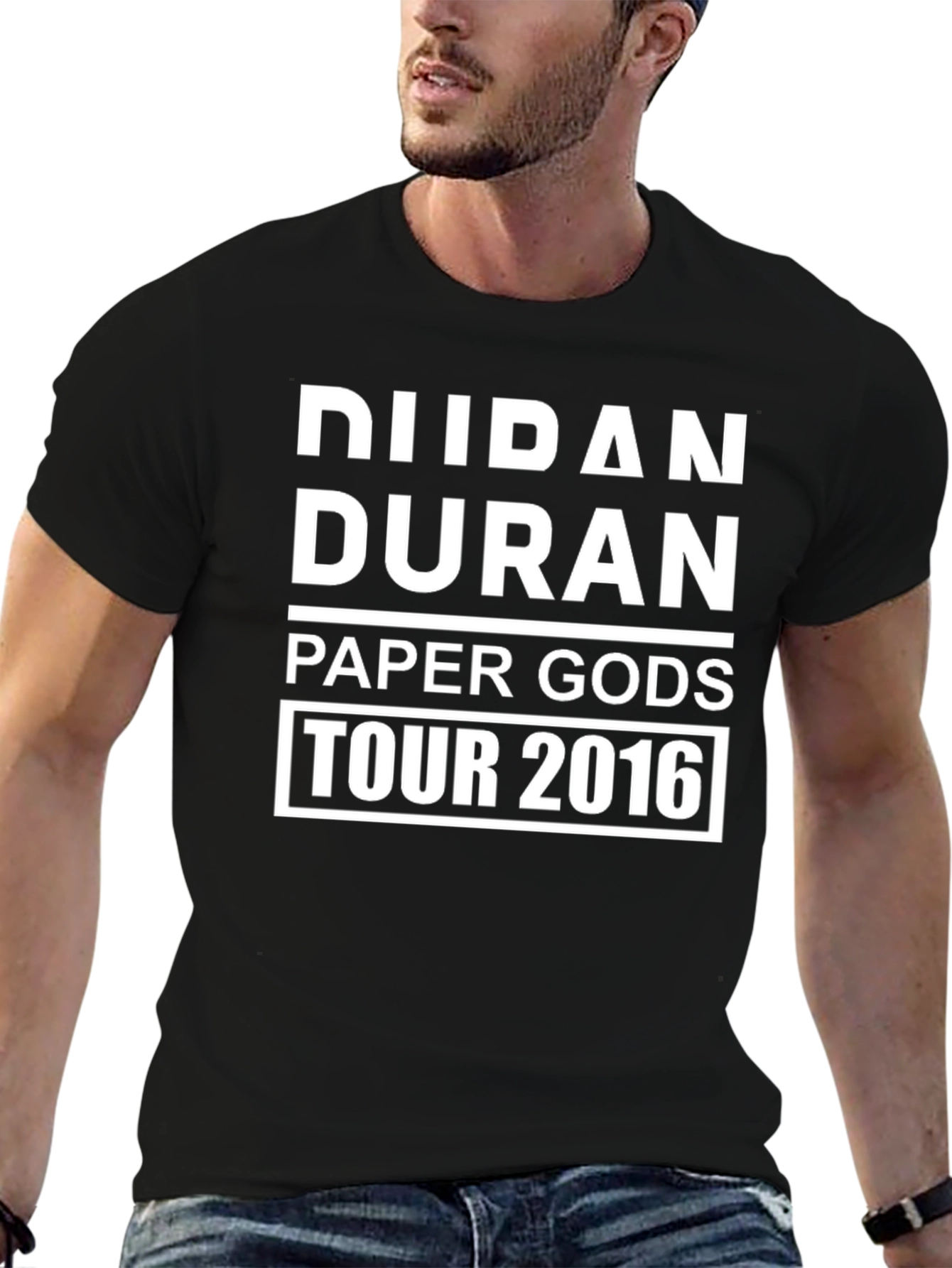 Duran Duran Paper Gods Tour 2016 Black T-Shirt