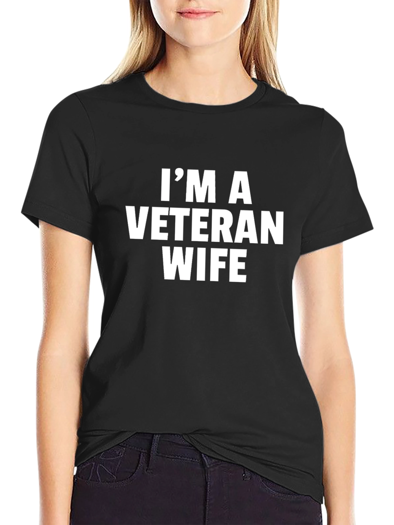 Im A Veteran Wife Graphic Tee
