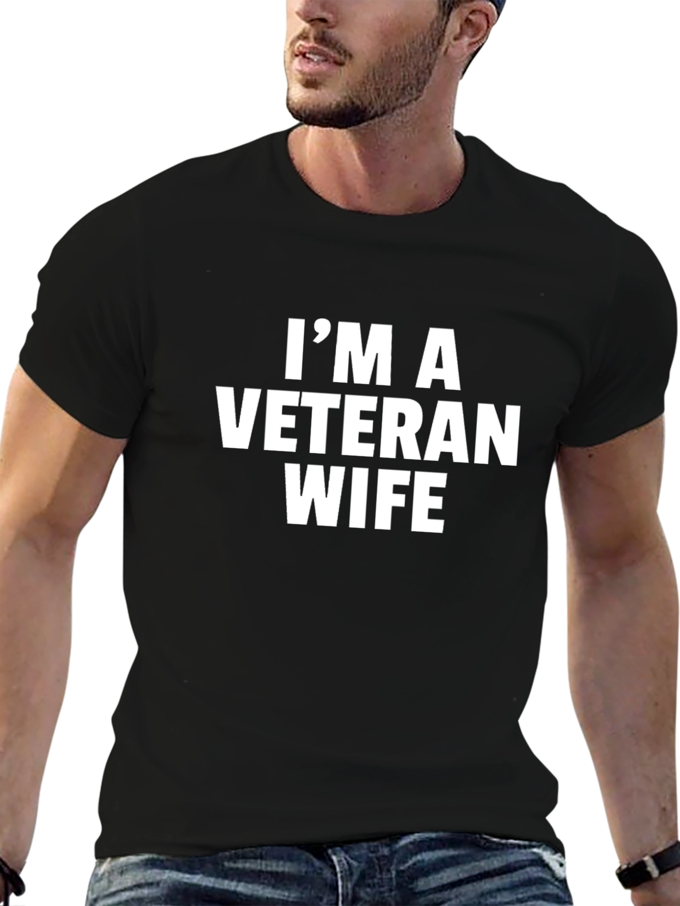 Im A Veteran Wife Graphic Tee