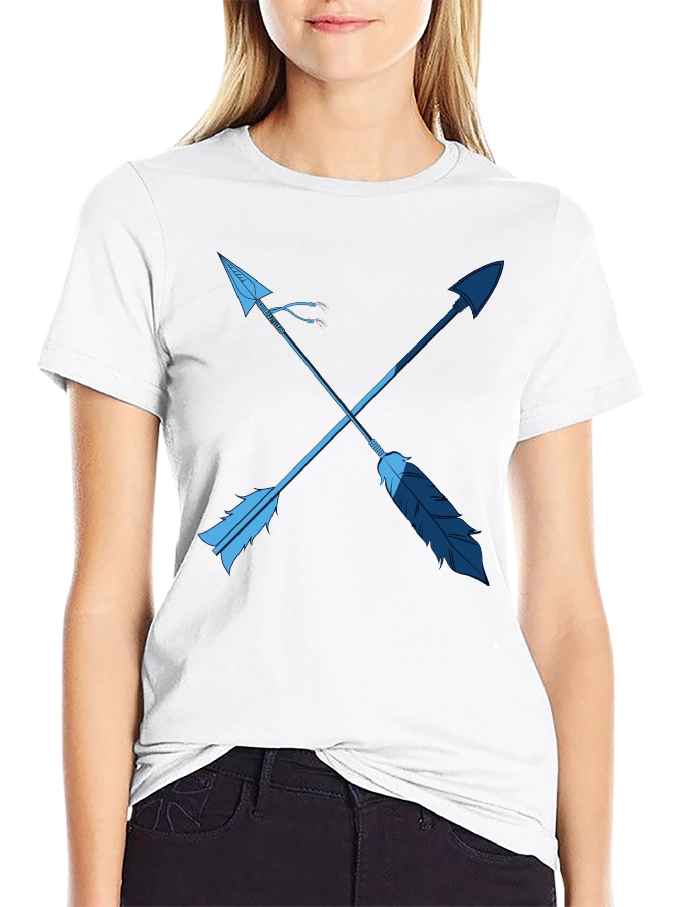 Crossed Arrows Graphic Tee - Stylish Casual Wear