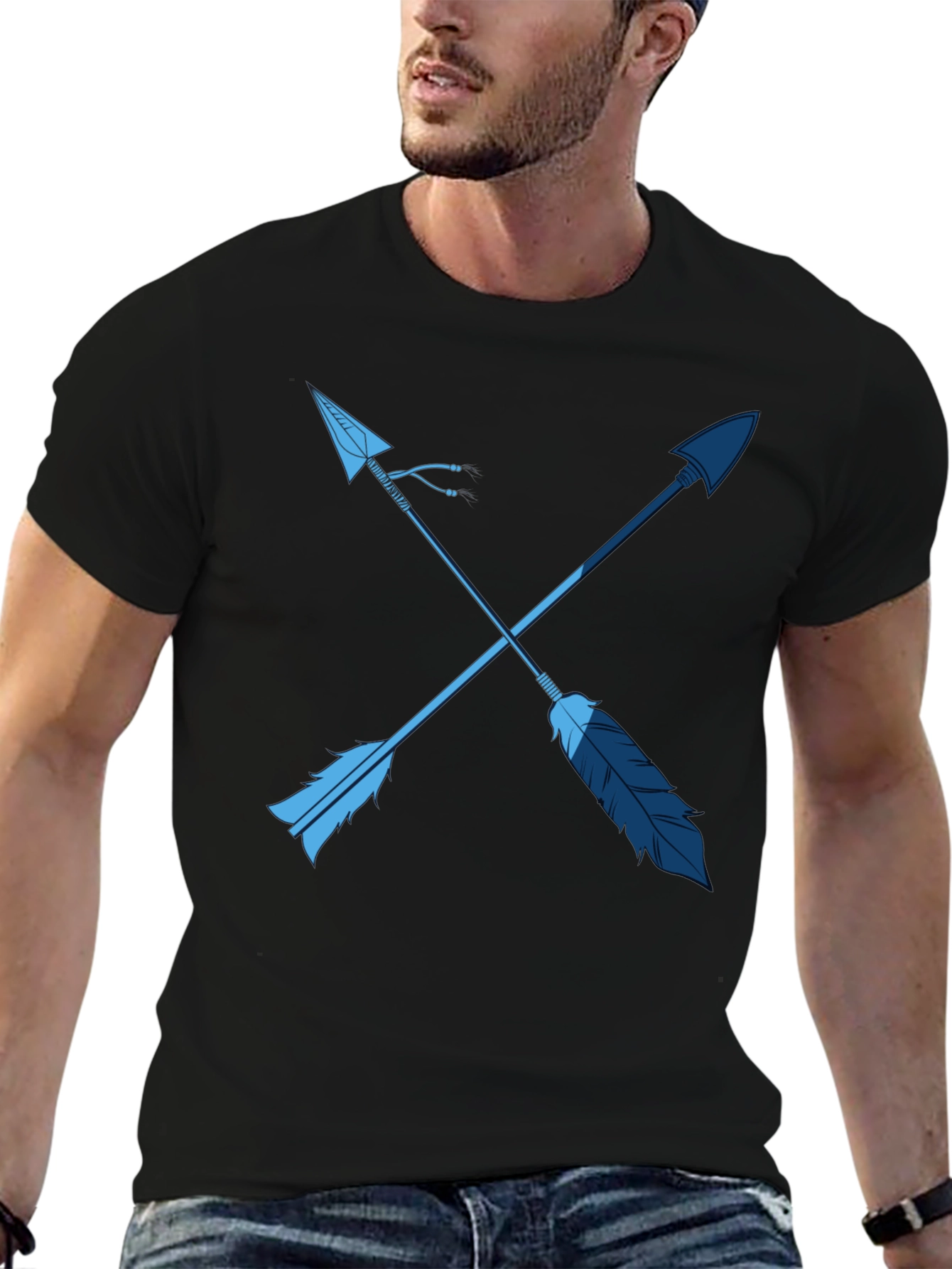 Crossed Arrows Graphic Tee - Stylish Casual Wear