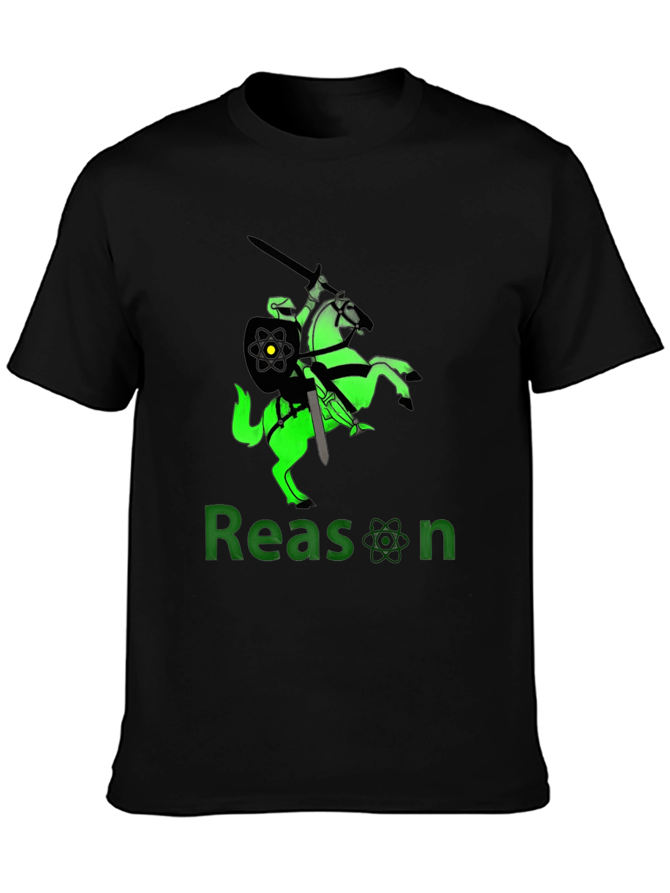 Reason Knight Graphic T-Shirt - Black