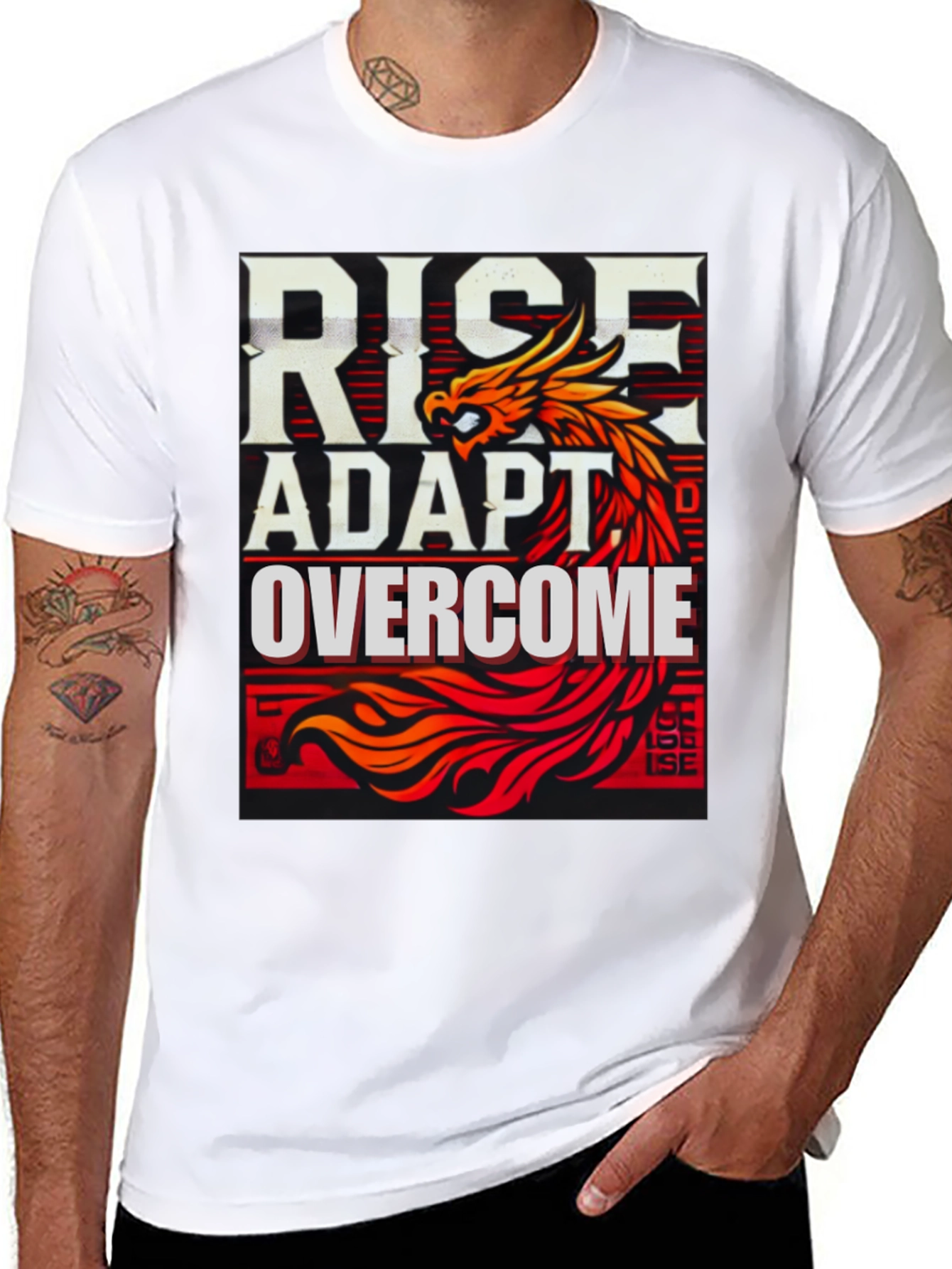Rise Adapt Overcome Phoenix Graphic Tee