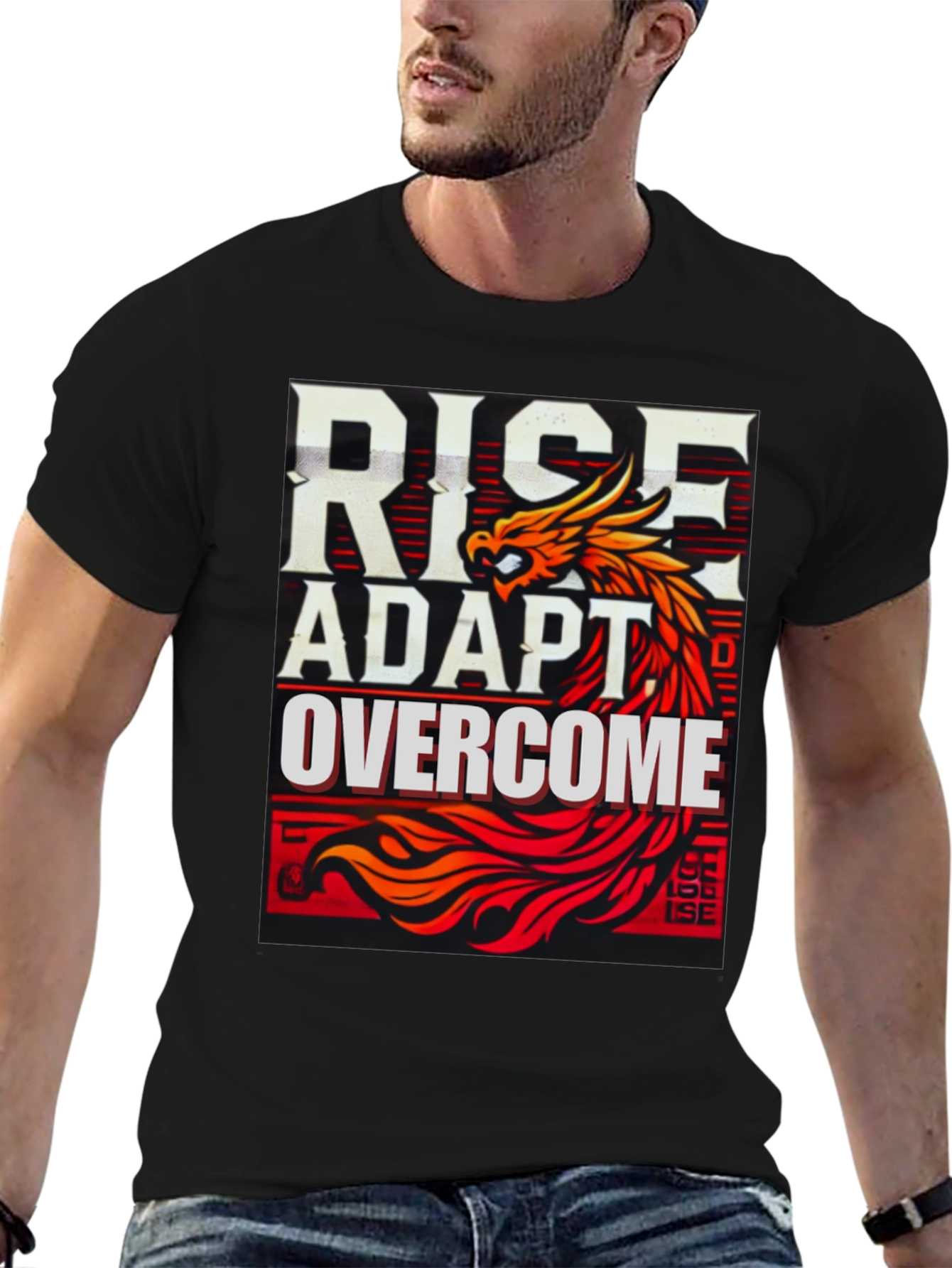 Rise Adapt Overcome Phoenix Graphic Tee