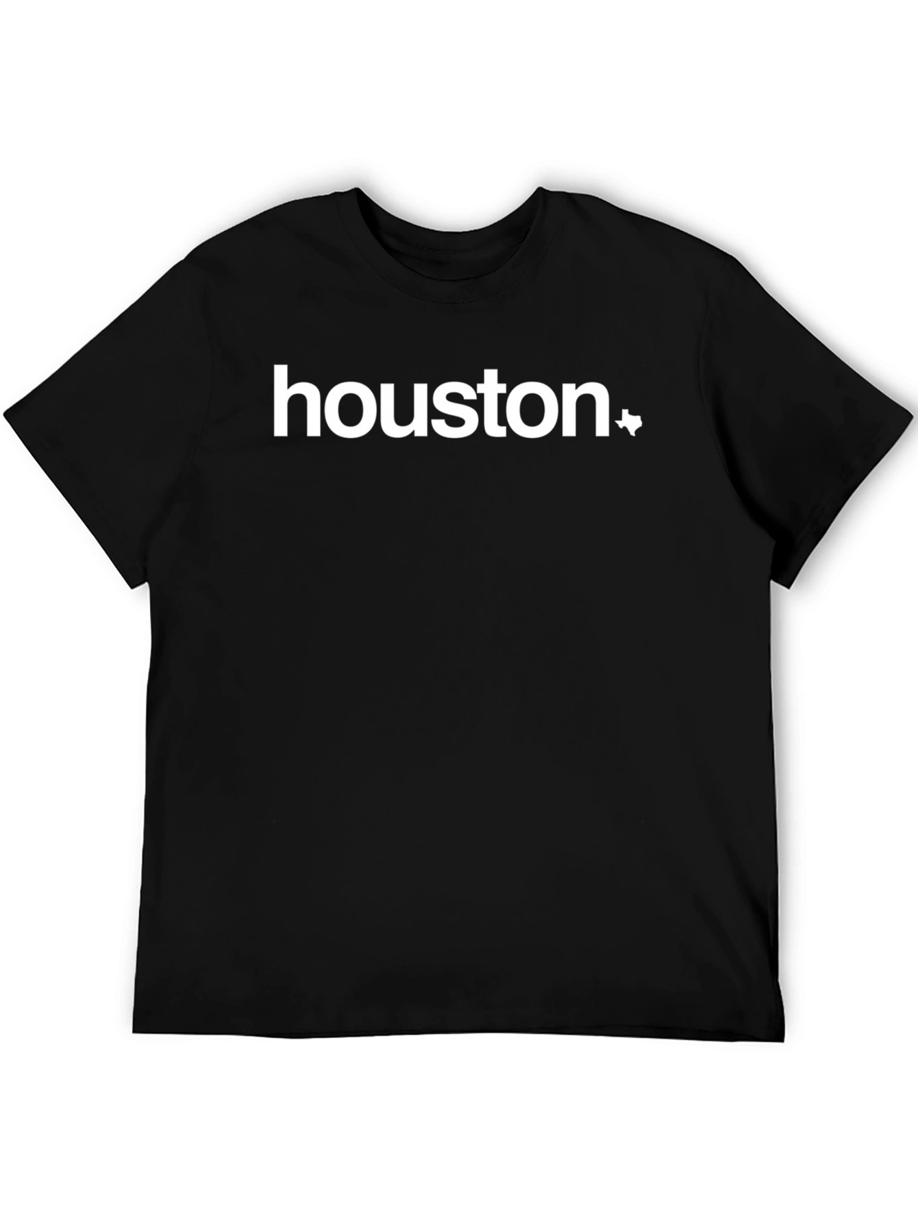 Houston TX Graphic T-Shirt - Black