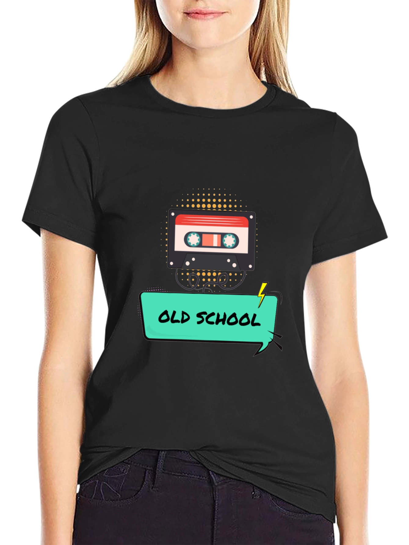 Retro Old School Cassette Tape Graphic T-Shirt