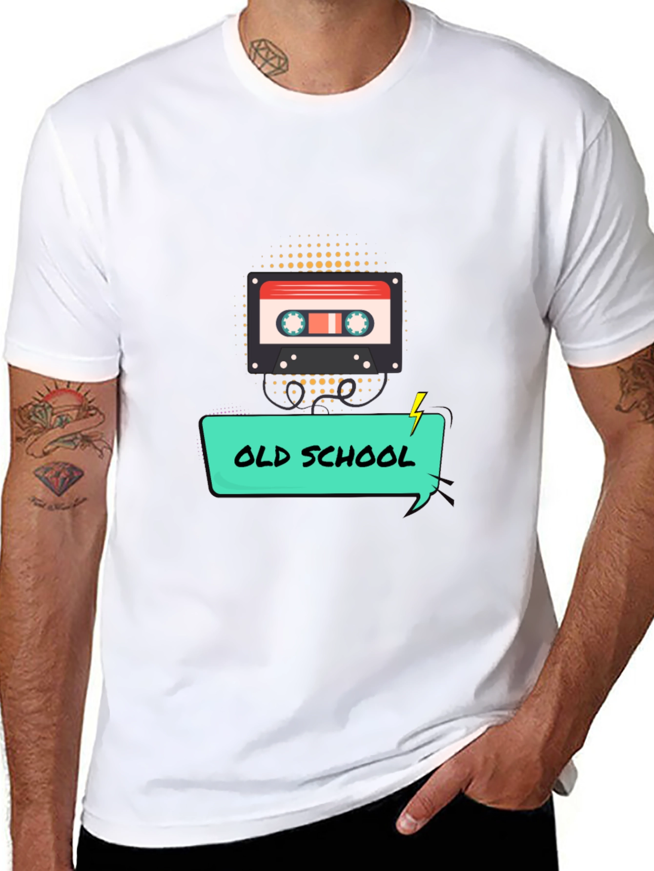 Retro Old School Cassette Tape Graphic T-Shirt