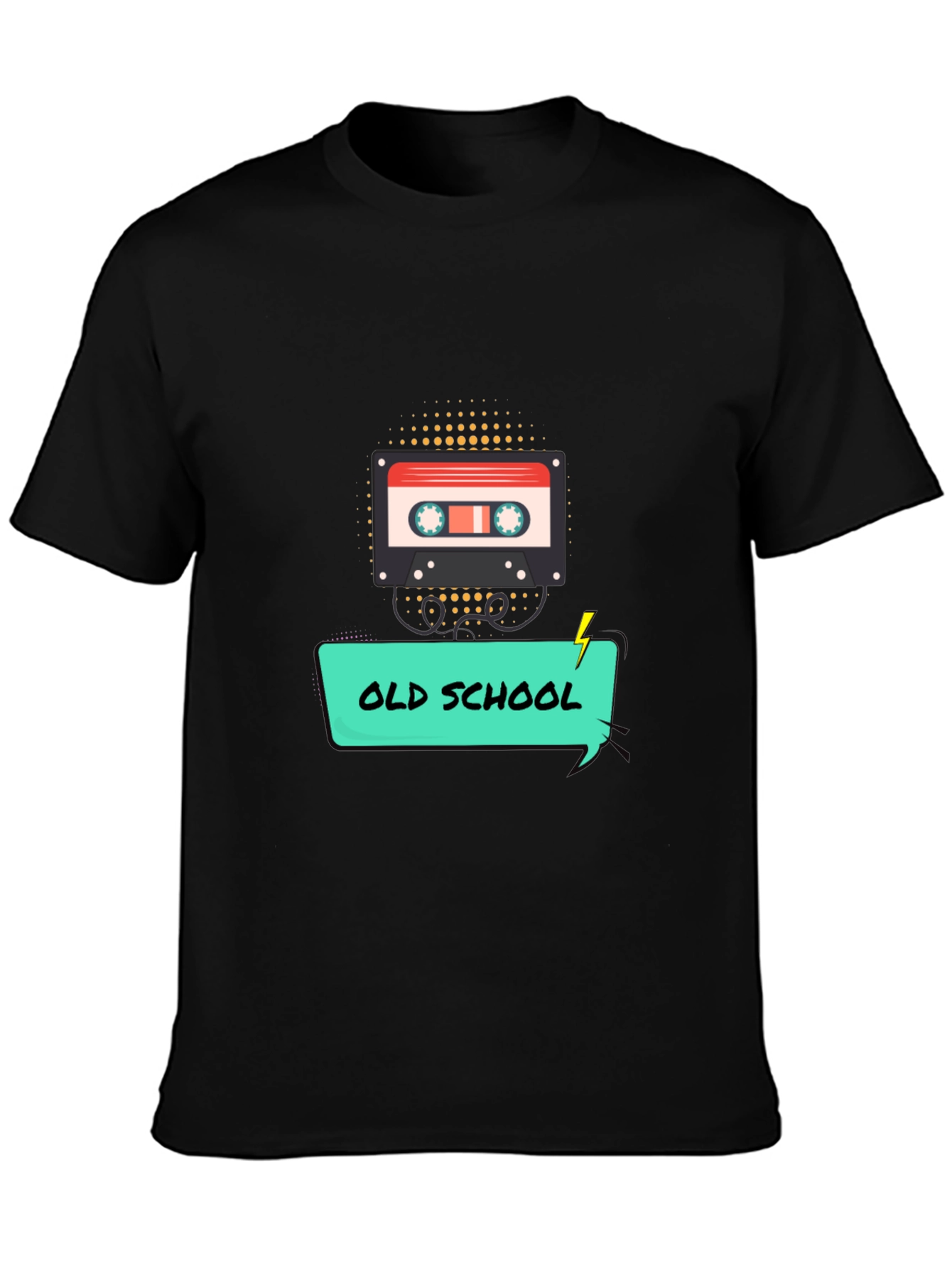 Retro Old School Cassette Tape Graphic T-Shirt