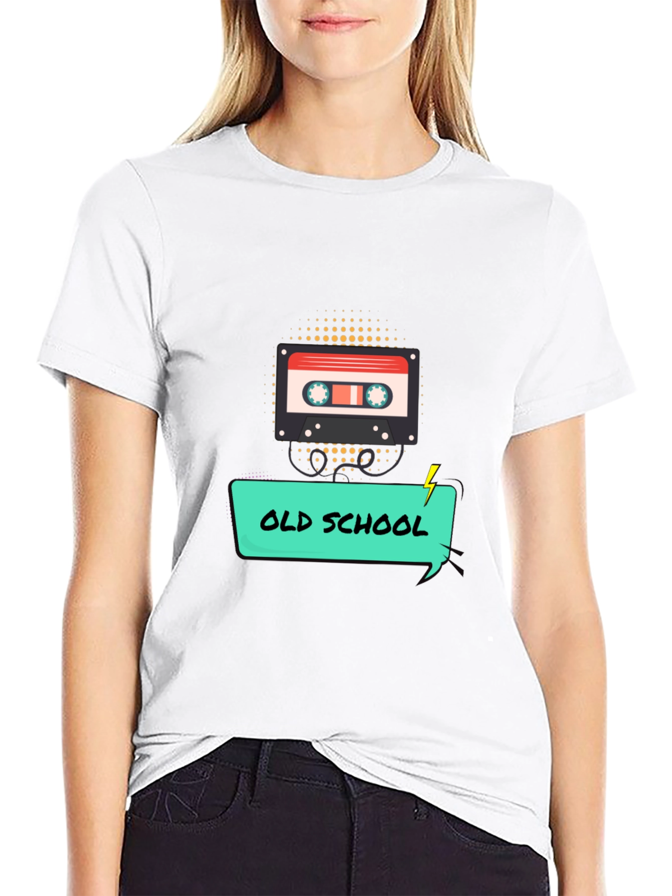 Retro Old School Cassette Tape Graphic T-Shirt