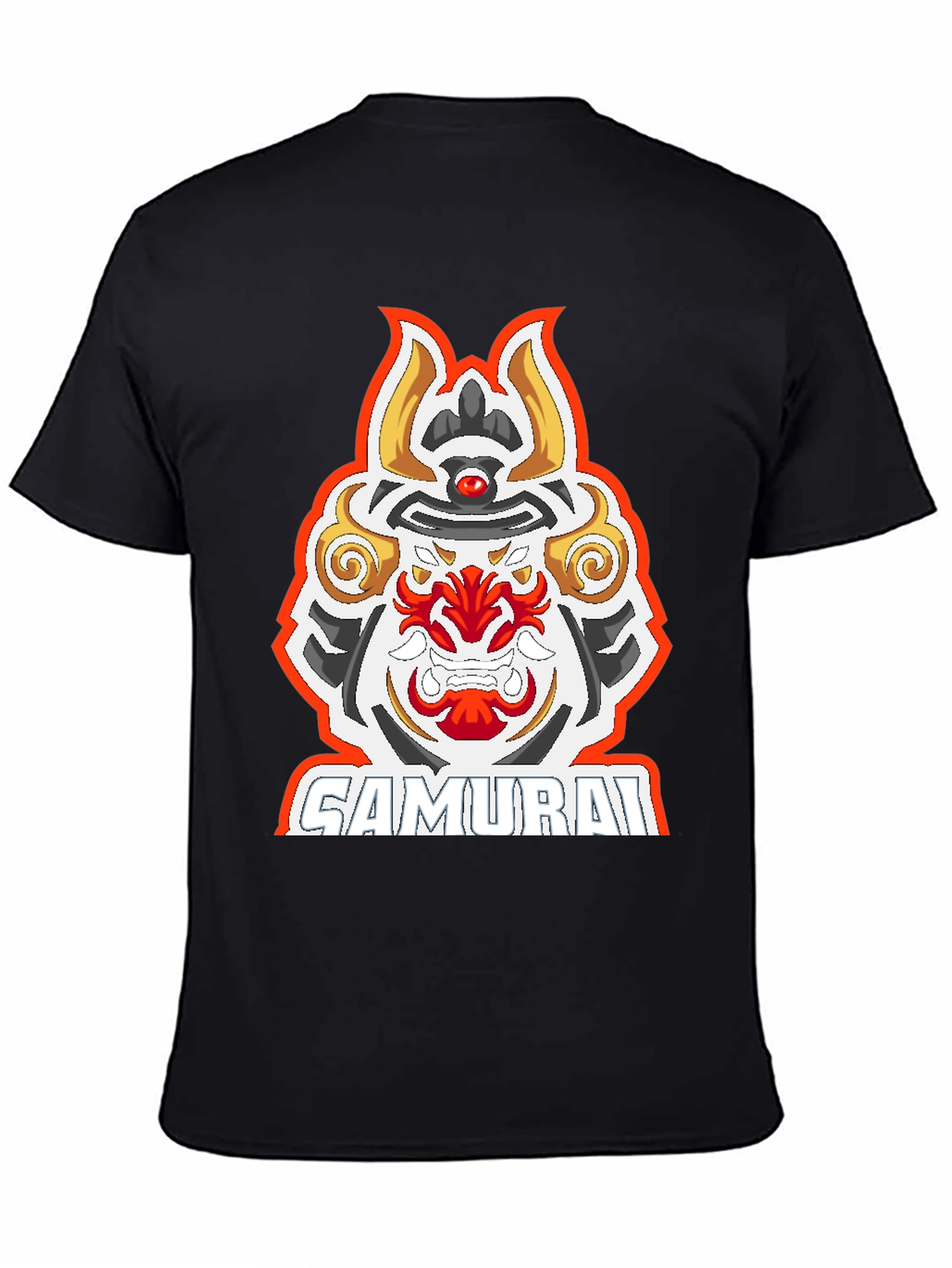Samurai Graphic Tee - Mens Black T-Shirt