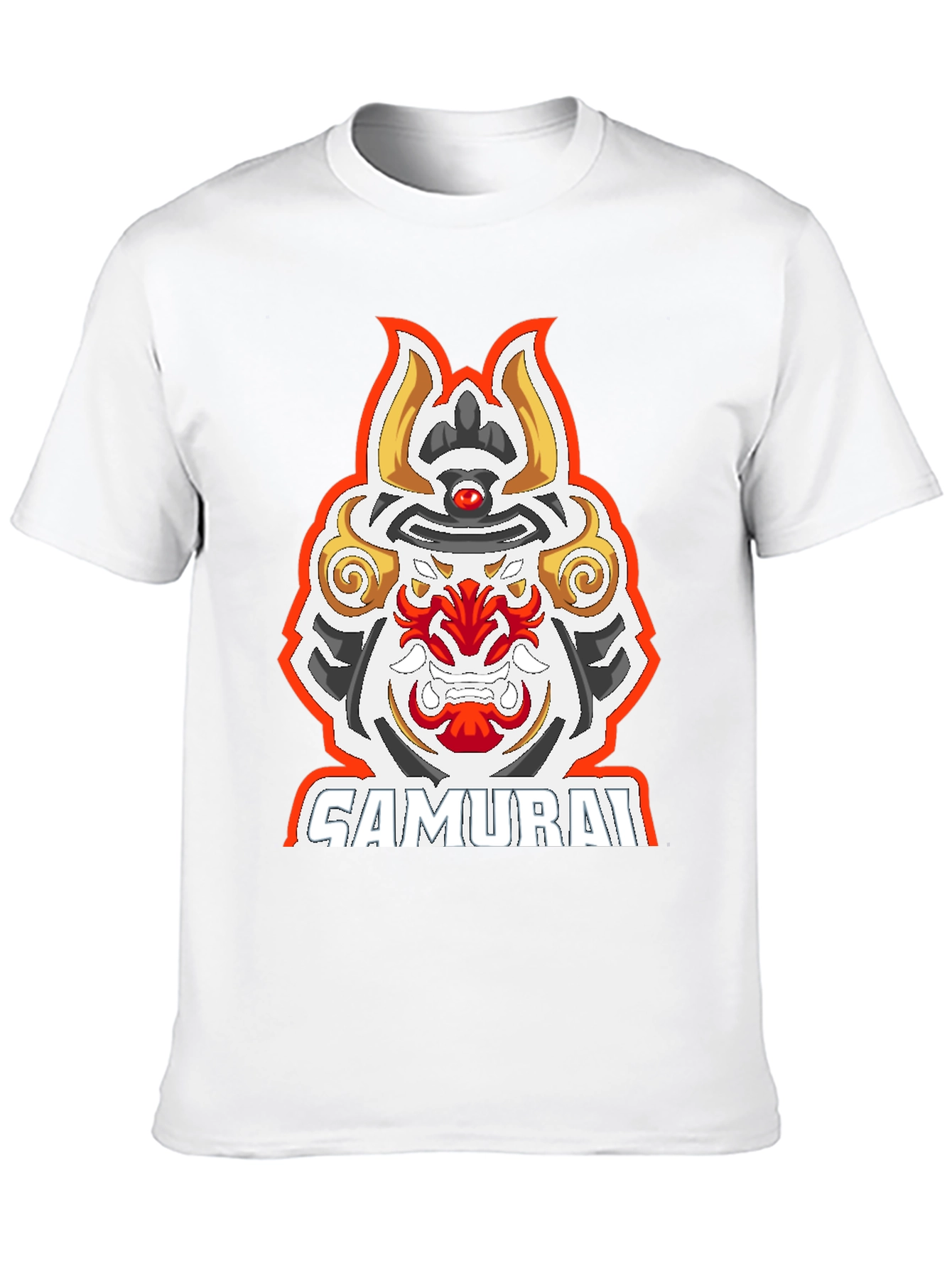 Samurai Graphic Tee - Mens Black T-Shirt