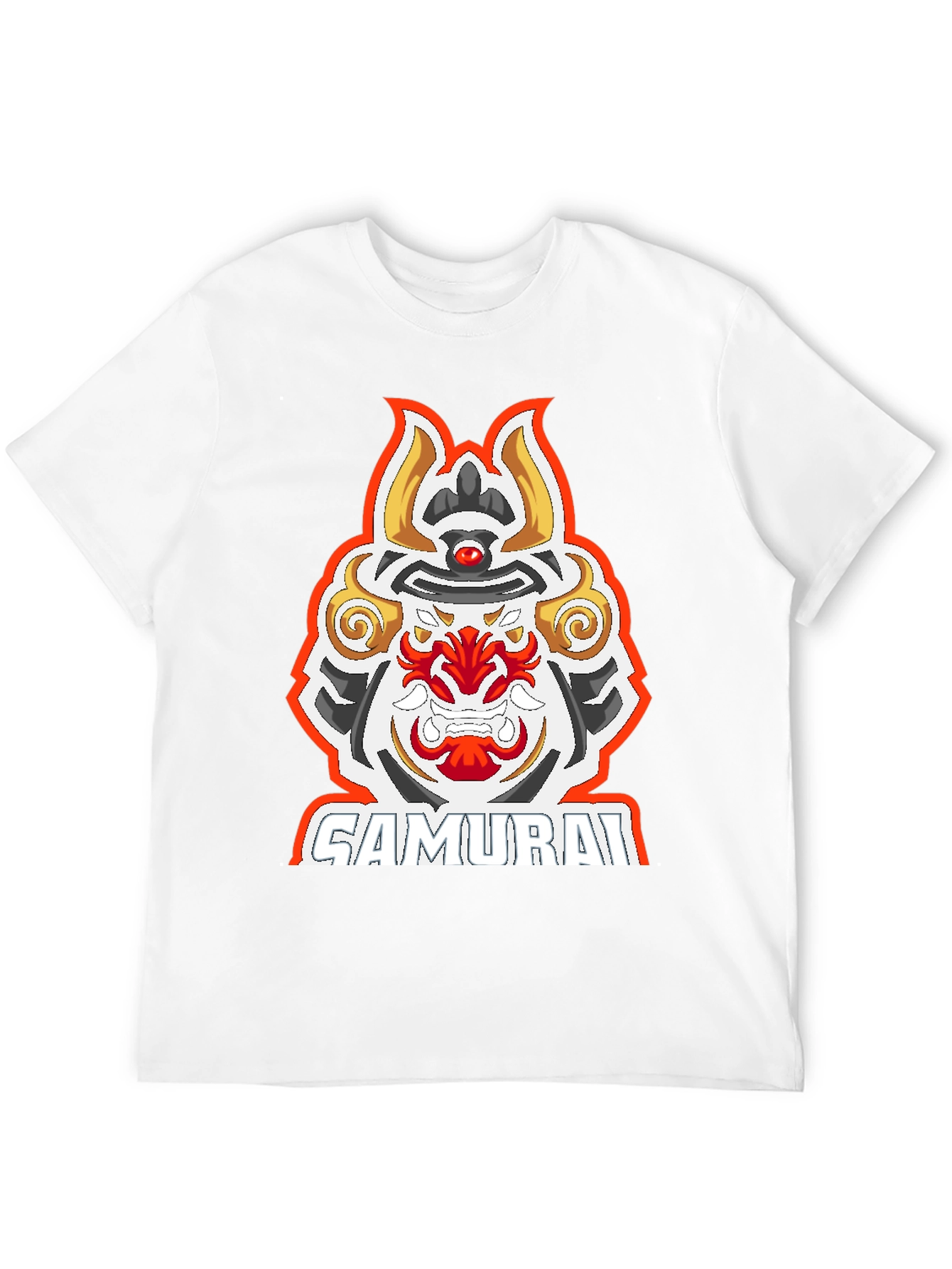 Samurai Graphic Tee - Mens Black T-Shirt