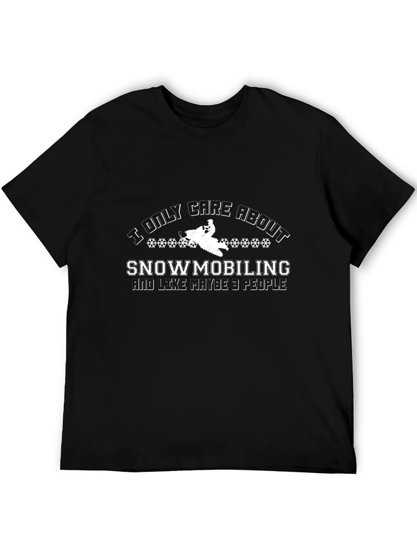 Snowmobiling and People Graphic T-Shirt