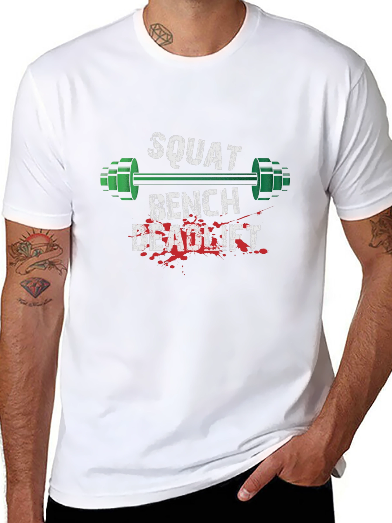 Squat Bench Deadlift Gym Workout T-Shirt