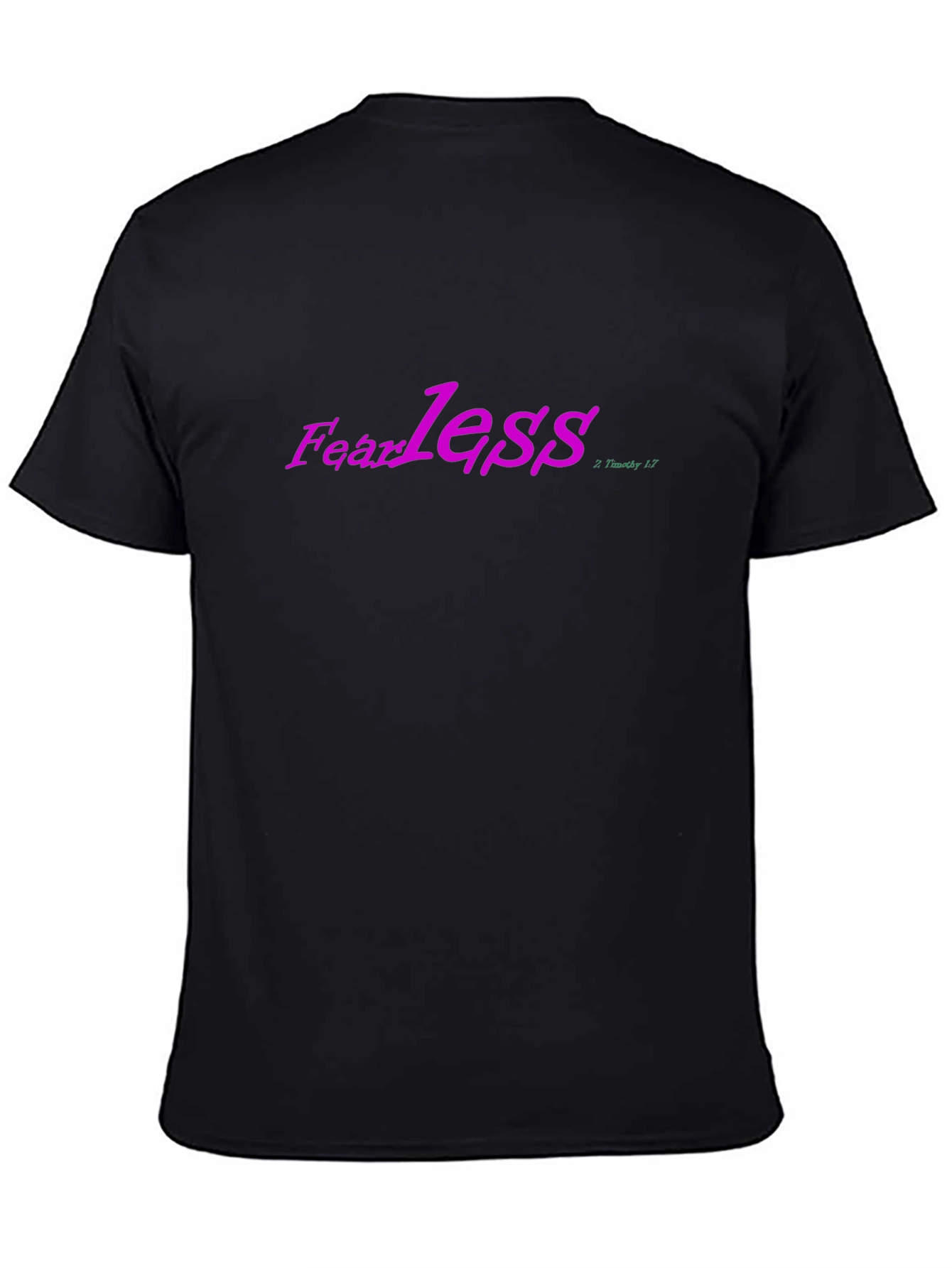 Fearless Graphic Tee - Motivational Black T-Shirt