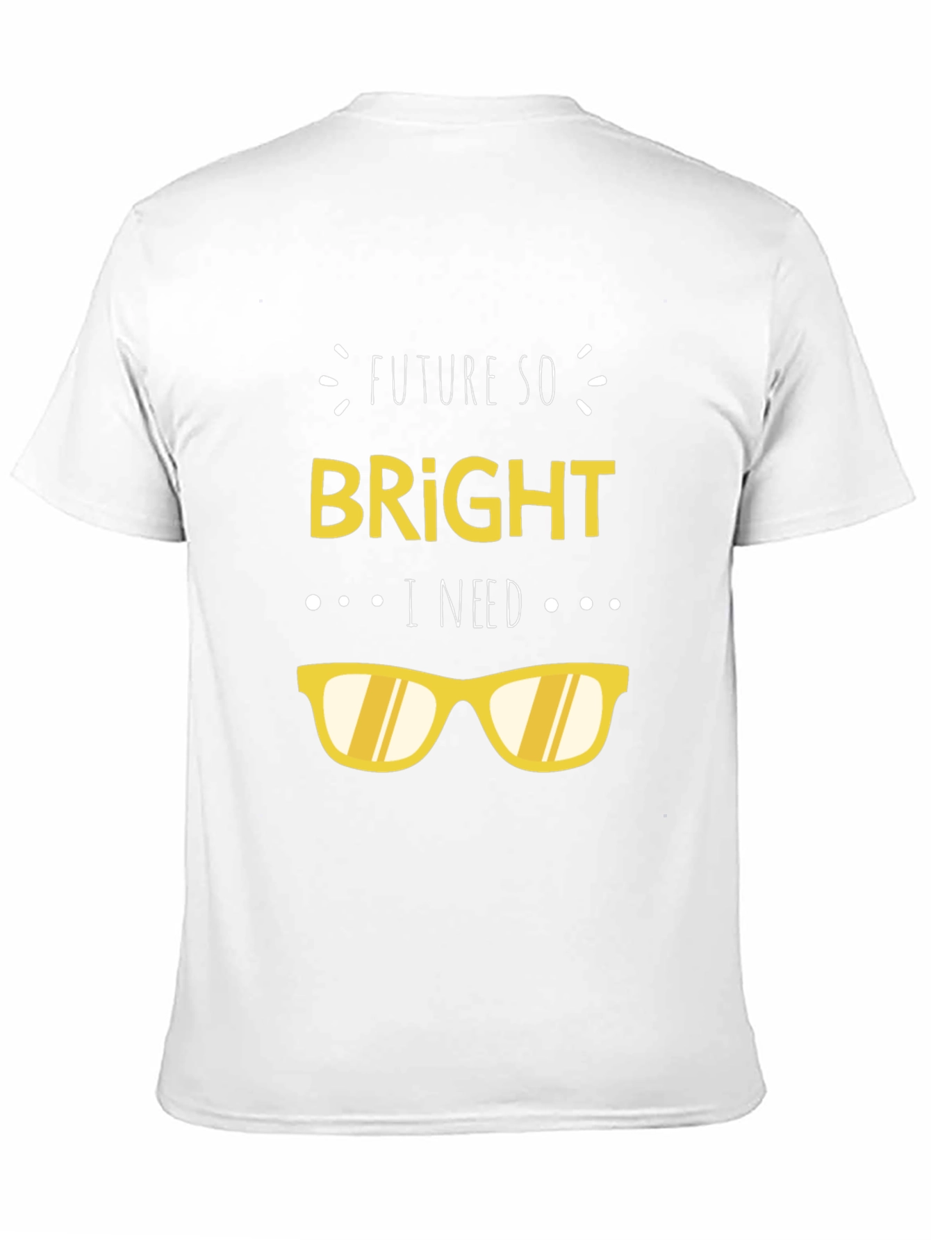 Future So Bright T-Shirt - Black Cotton Graphic Tee