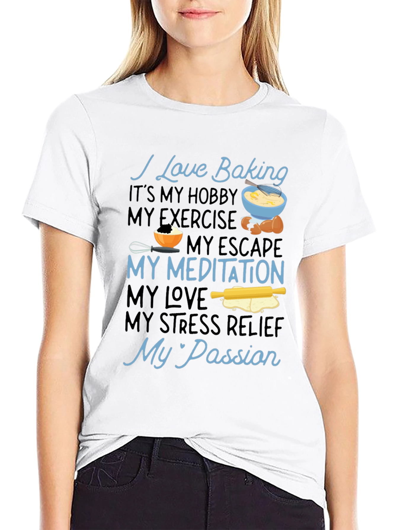 I Love Baking Hobby T-Shirt